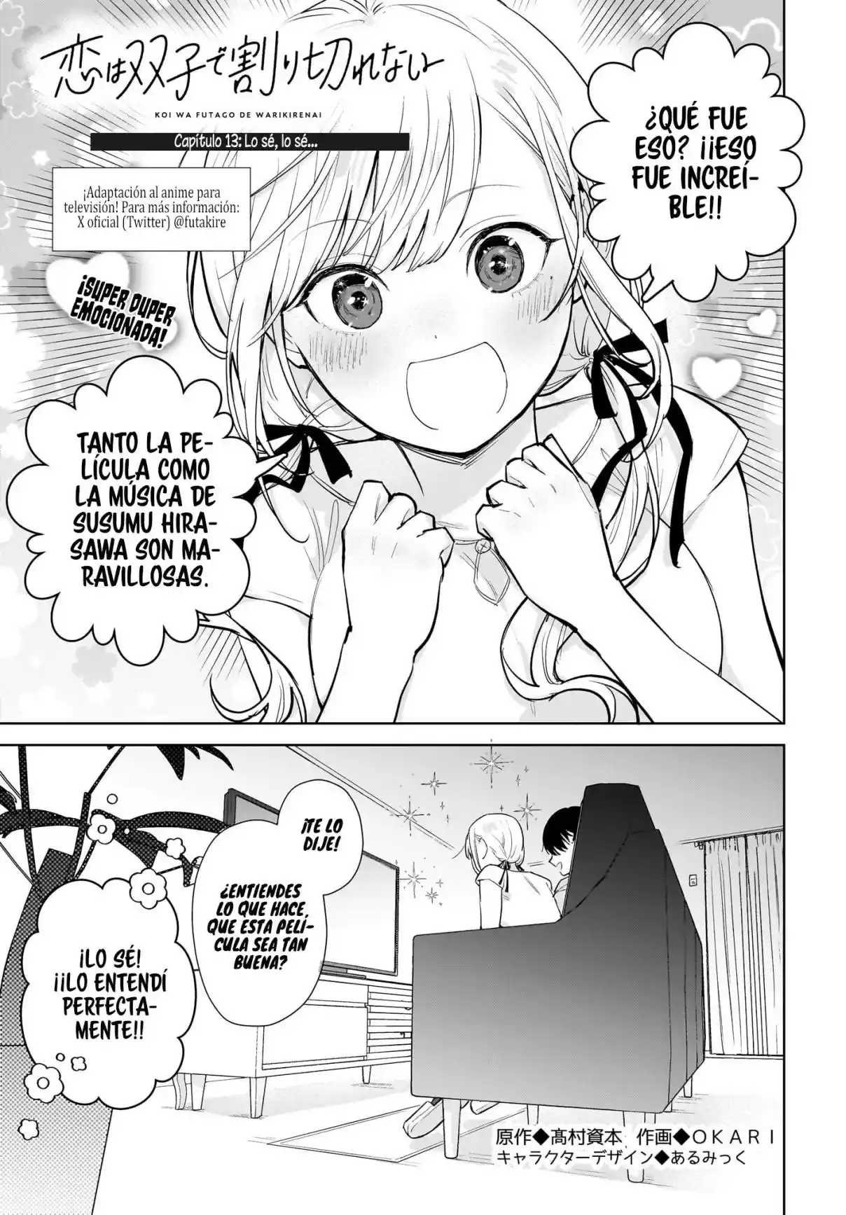 Koi Wa Futago De Warikirenai - Capítulo 13 - Página 4 - LectorTMOo