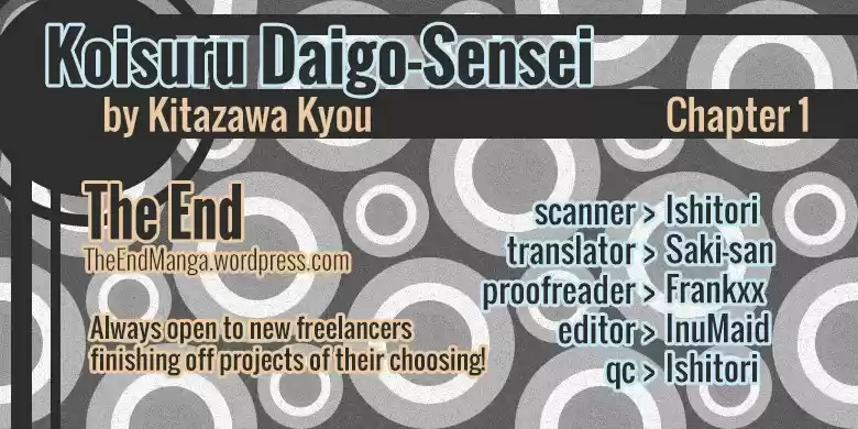 Koisuru Daigo-sensei - Capítulo 1 - Página 5 - LectorTMOo