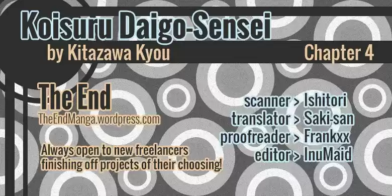 Koisuru Daigo-sensei - Capítulo 4 - Página 4 - LectorTMOo