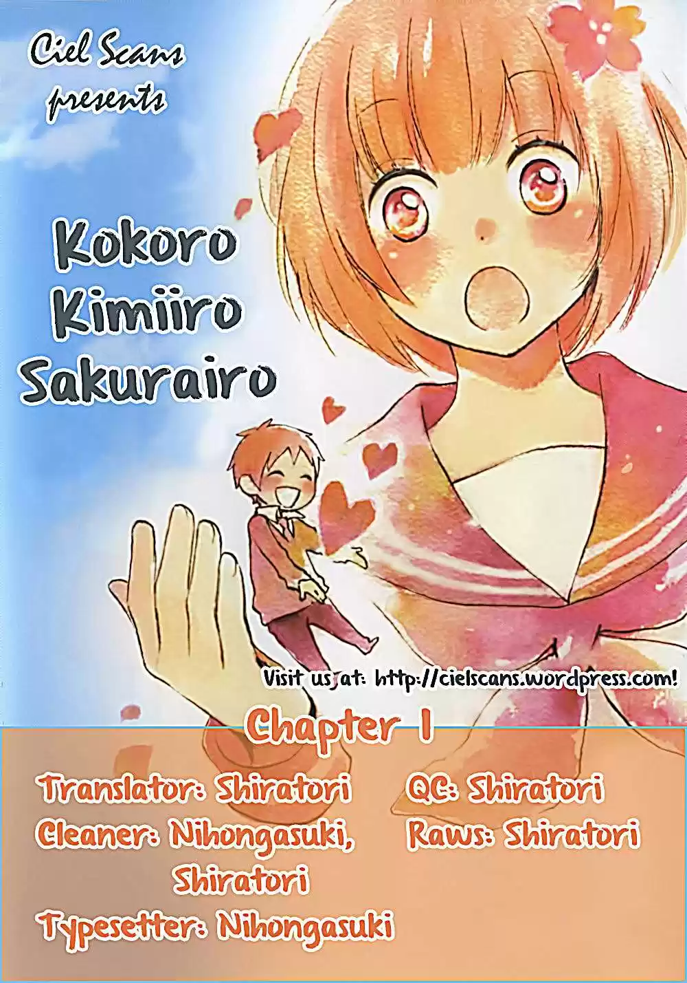 Kokoro Kimi-iro Sakurairo - Capítulo 1 - Página 4 - LectorTMOo