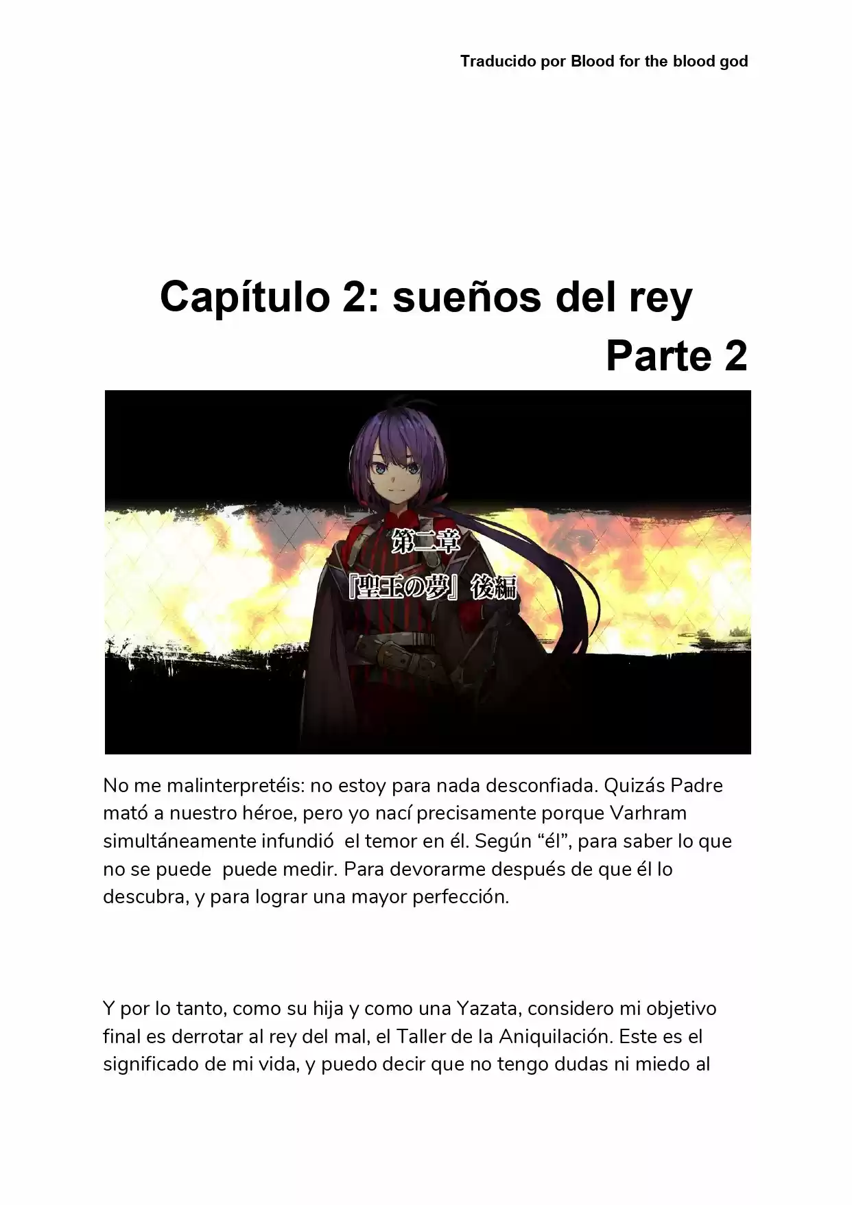 Kokubyaku No Avesta (Novela) - Capítulo 3 - Página 33 - LectorTMOo