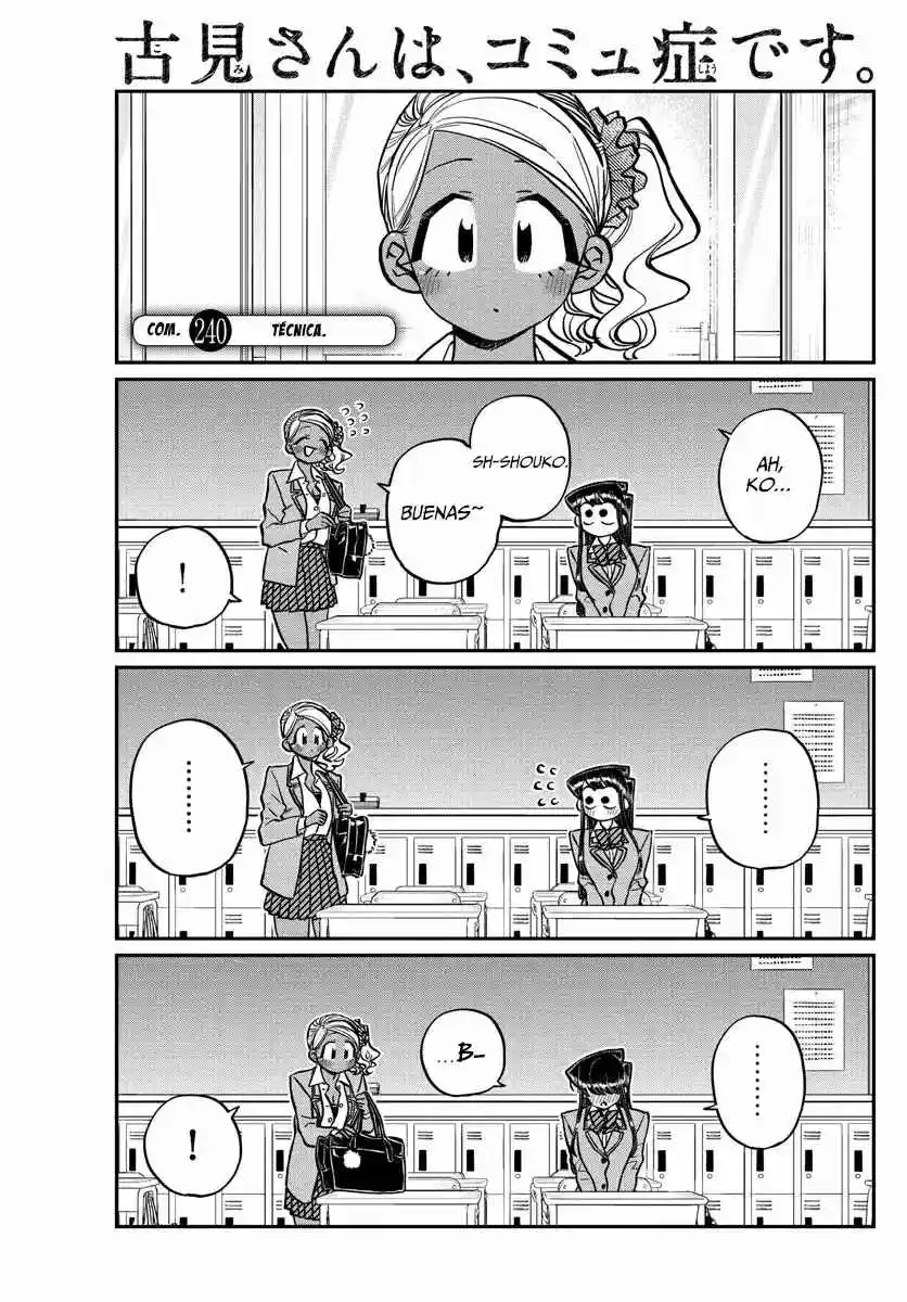 Komi No Puede Comunicarse - Capítulo 240 - Página 4 - LectorTMOo