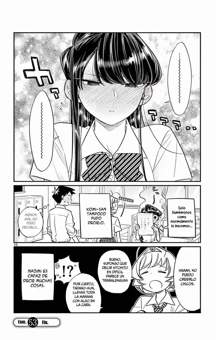 Komi No Puede Comunicarse - Capítulo 53 - Página 11 - LectorTMOo