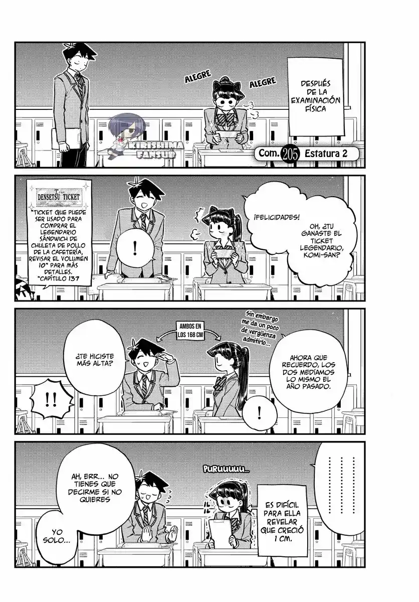 Komi-san Wa, Comyushou Desu. - Capítulo 205 - Página 2 - LectorTMOo