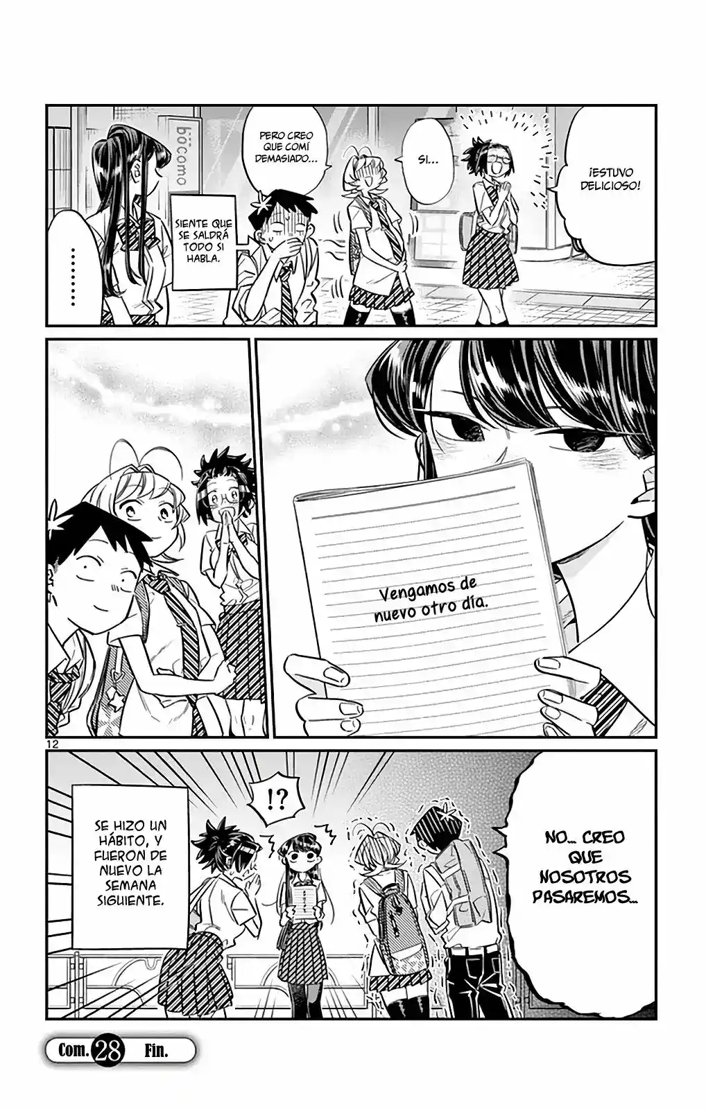 Komi-san Wa, Comyushou Desu. - Capítulo 28 - Página 13 - LectorTMOo