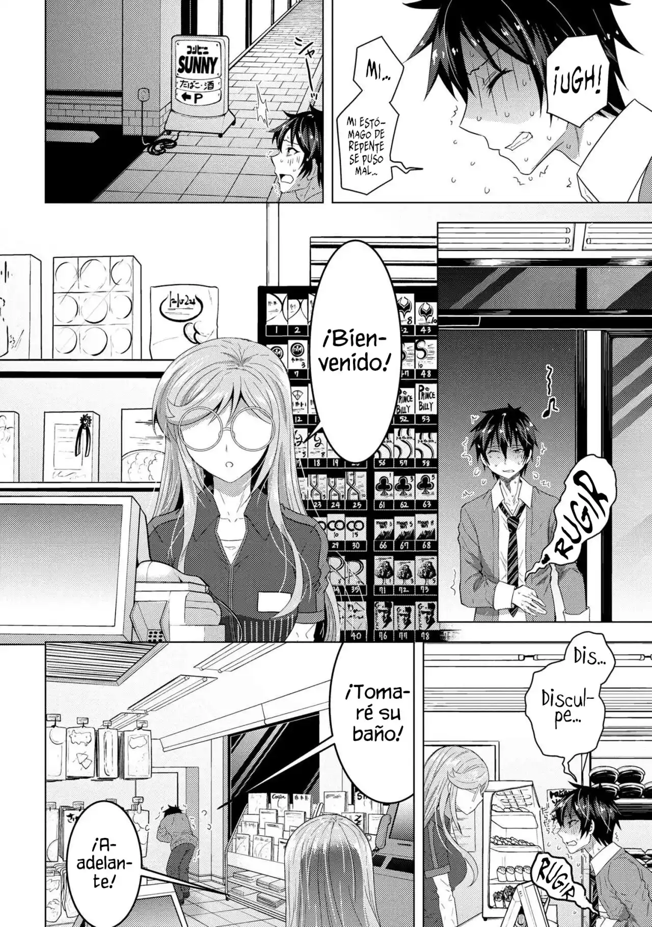Konbini Goto Kara Tasuketa Jimi Tenin Ga, Onaji Kurasu No Ubude Kawaii Gyarudatta - Capítulo 1 - Página 13 - LectorTMOo