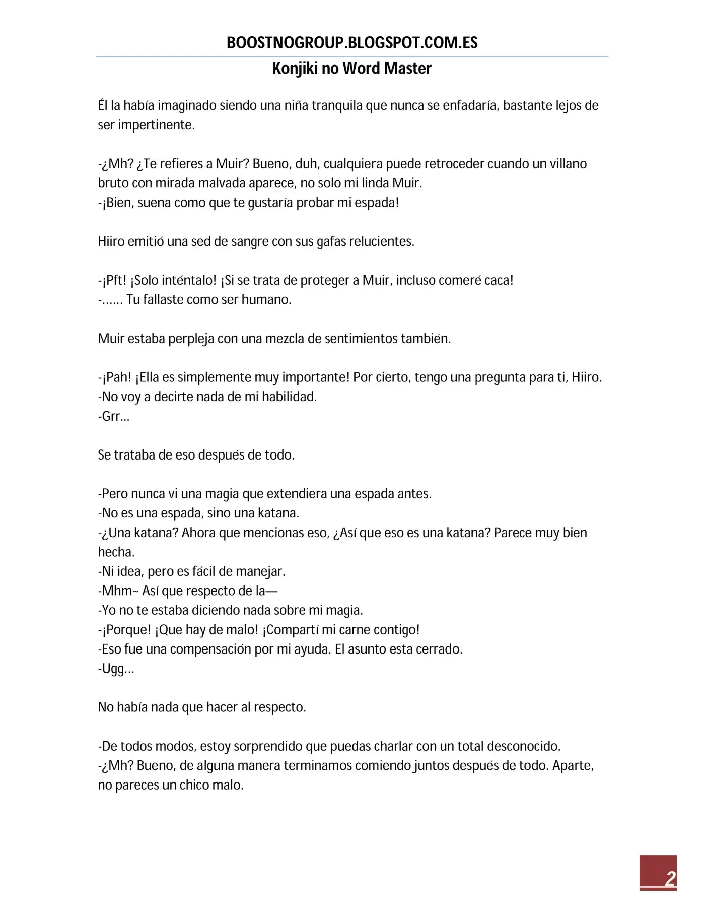 Konjiki No Word Master (novela) - Capítulo 14 - Página 3 - LectorTMOo