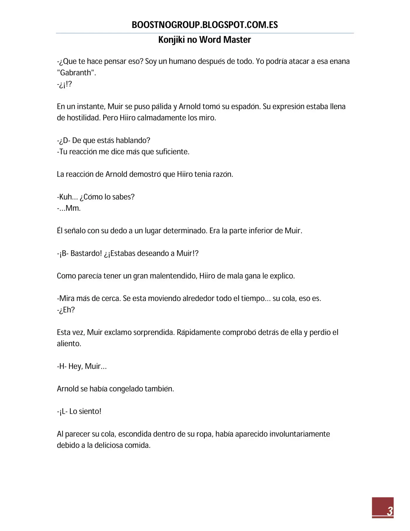 Konjiki No Word Master (novela) - Capítulo 14 - Página 4 - LectorTMOo