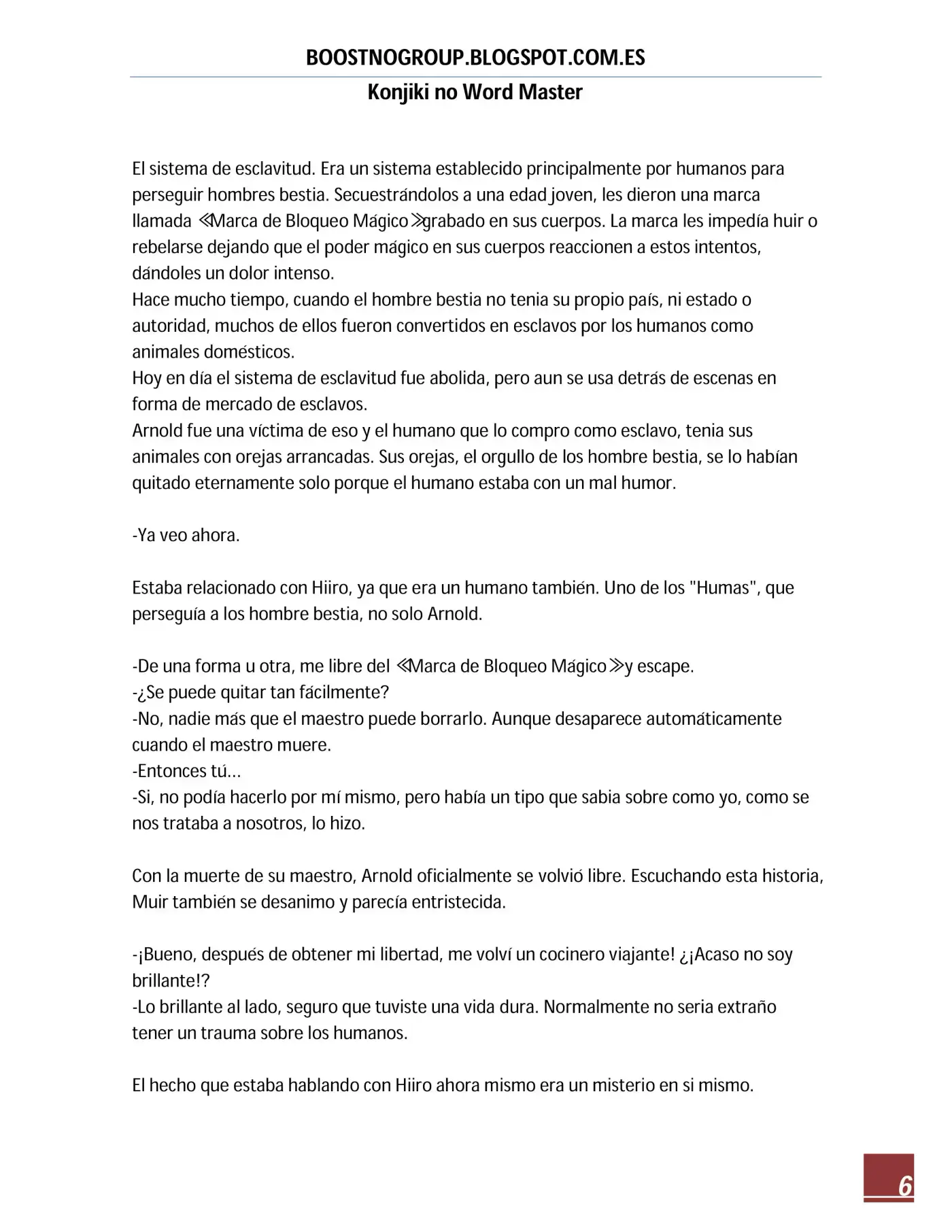 Konjiki No Word Master (novela) - Capítulo 14 - Página 7 - LectorTMOo