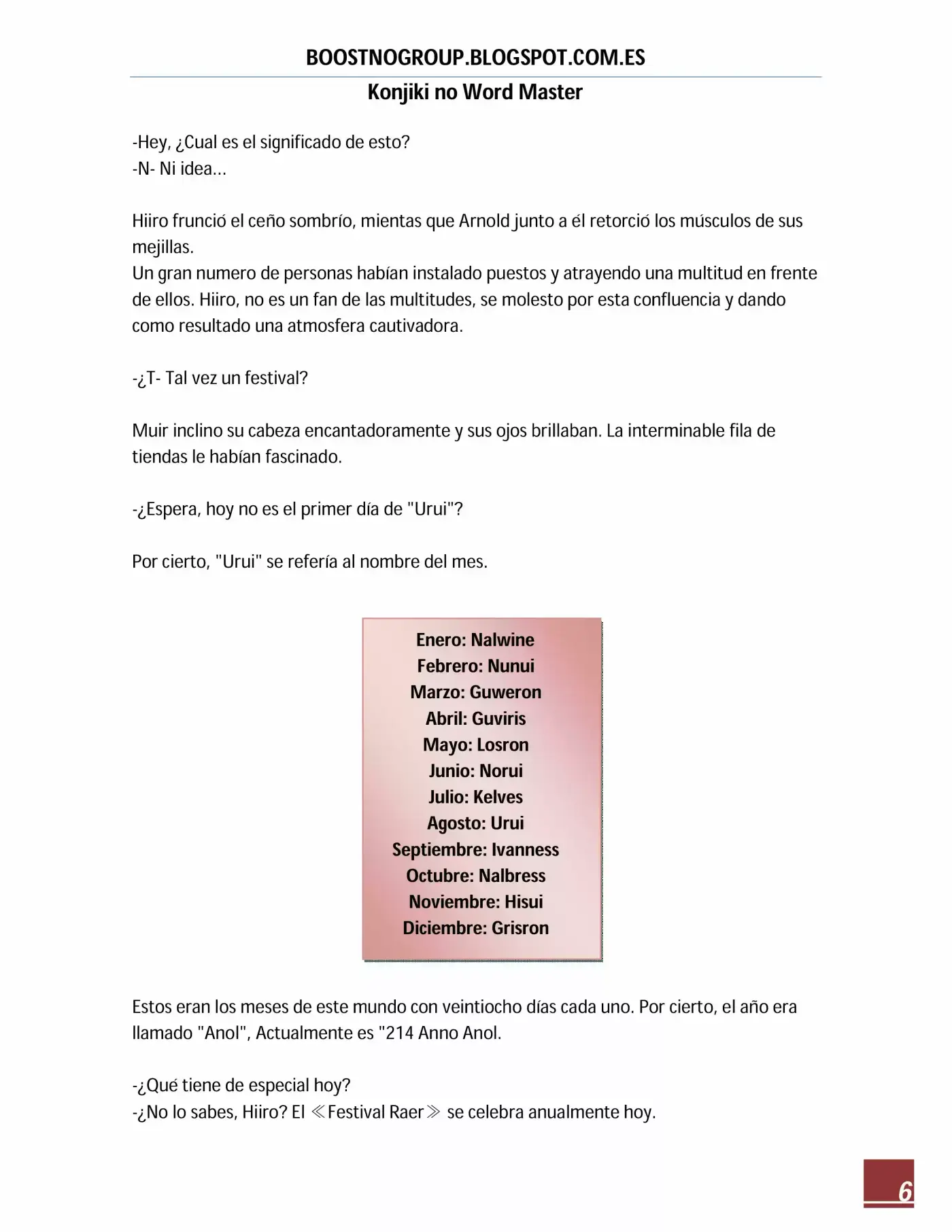 Konjiki No Word Master (novela) - Capítulo 15 - Página 7 - LectorTMOo