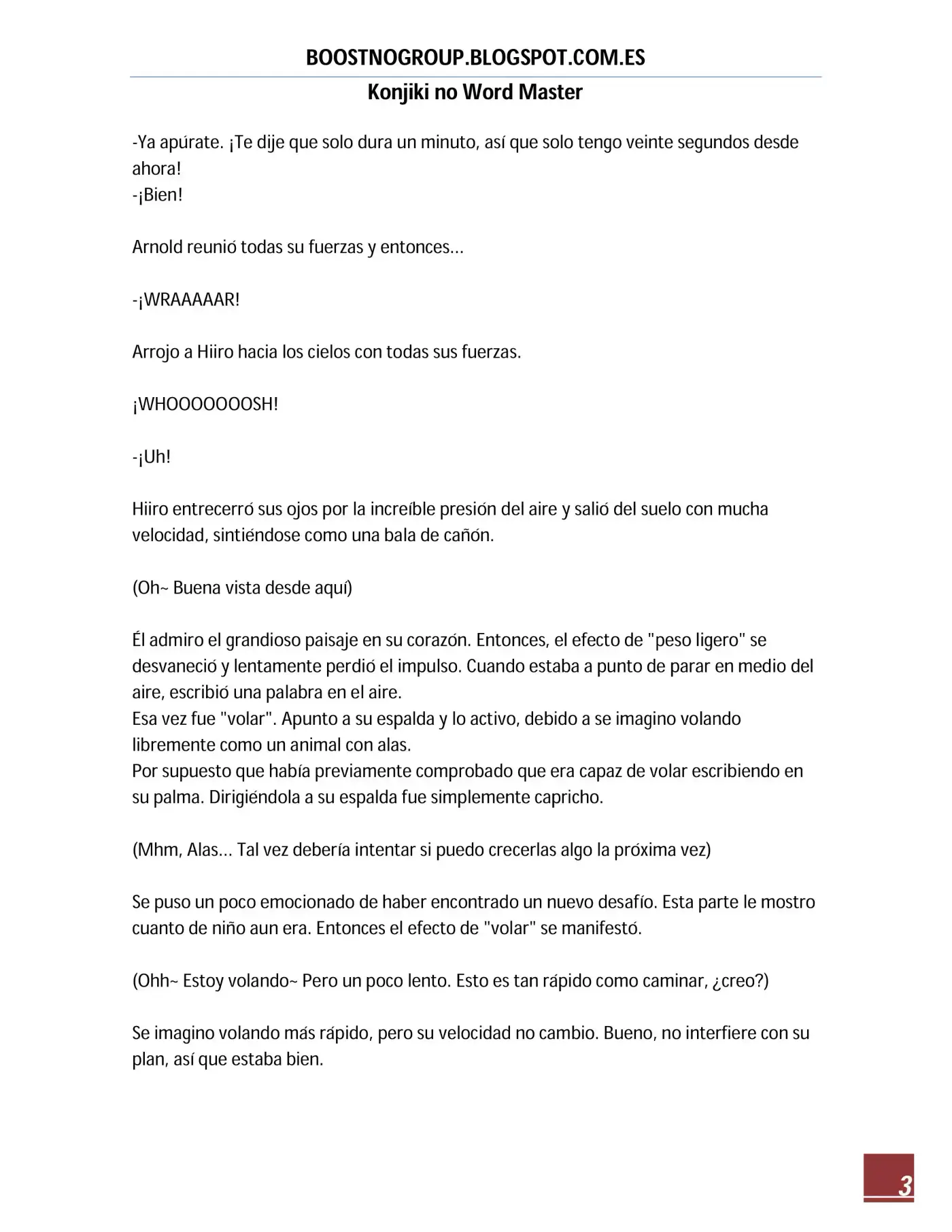 Konjiki No Word Master (novela) - Capítulo 18 - Página 4 - LectorTMOo