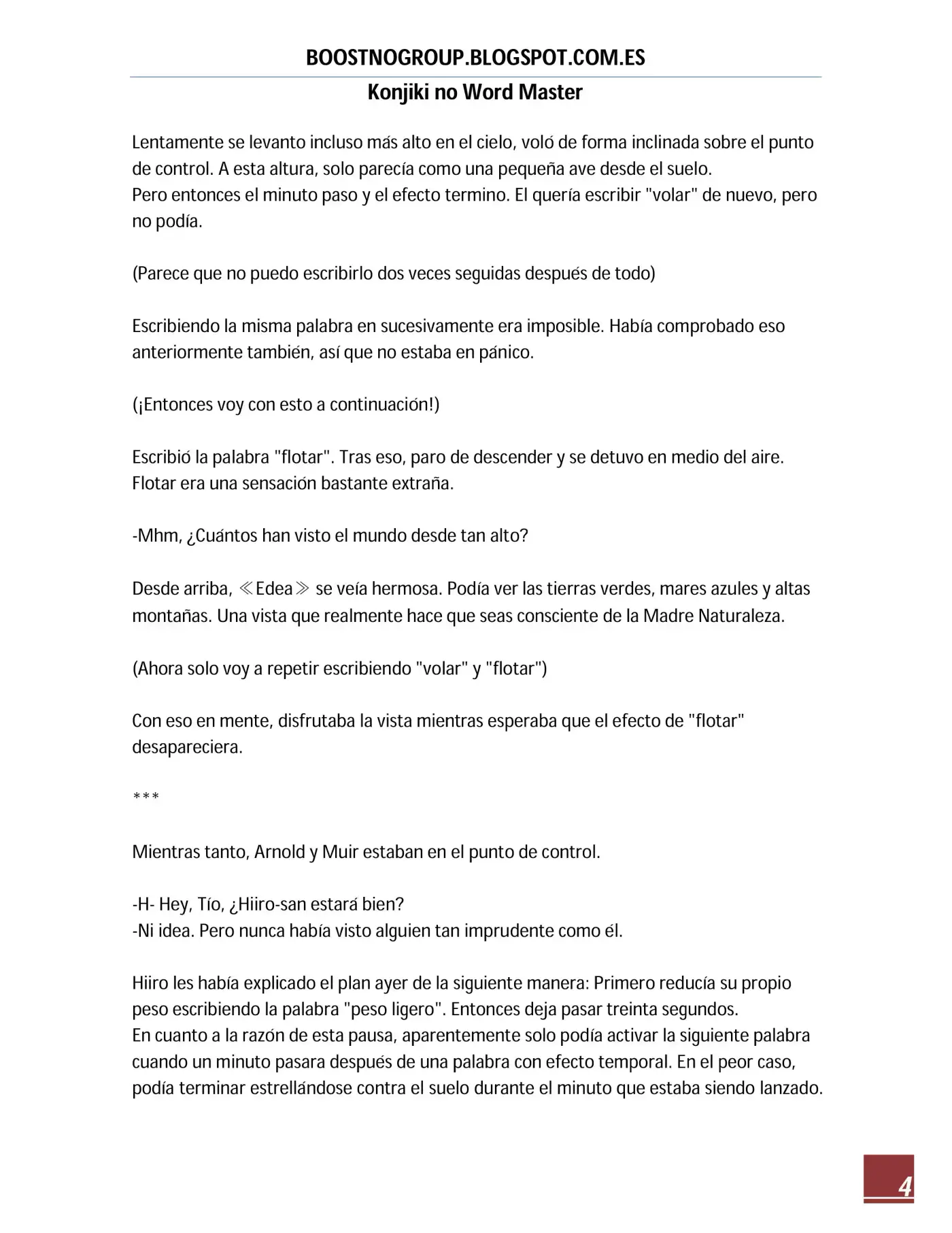 Konjiki No Word Master (novela) - Capítulo 18 - Página 5 - LectorTMOo