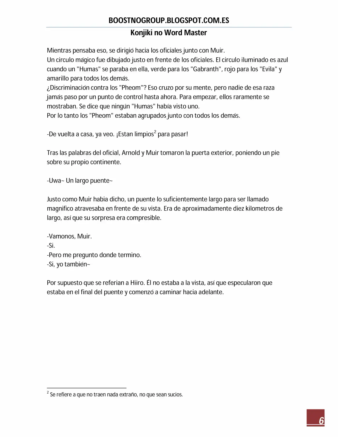 Konjiki No Word Master (novela) - Capítulo 18 - Página 7 - LectorTMOo