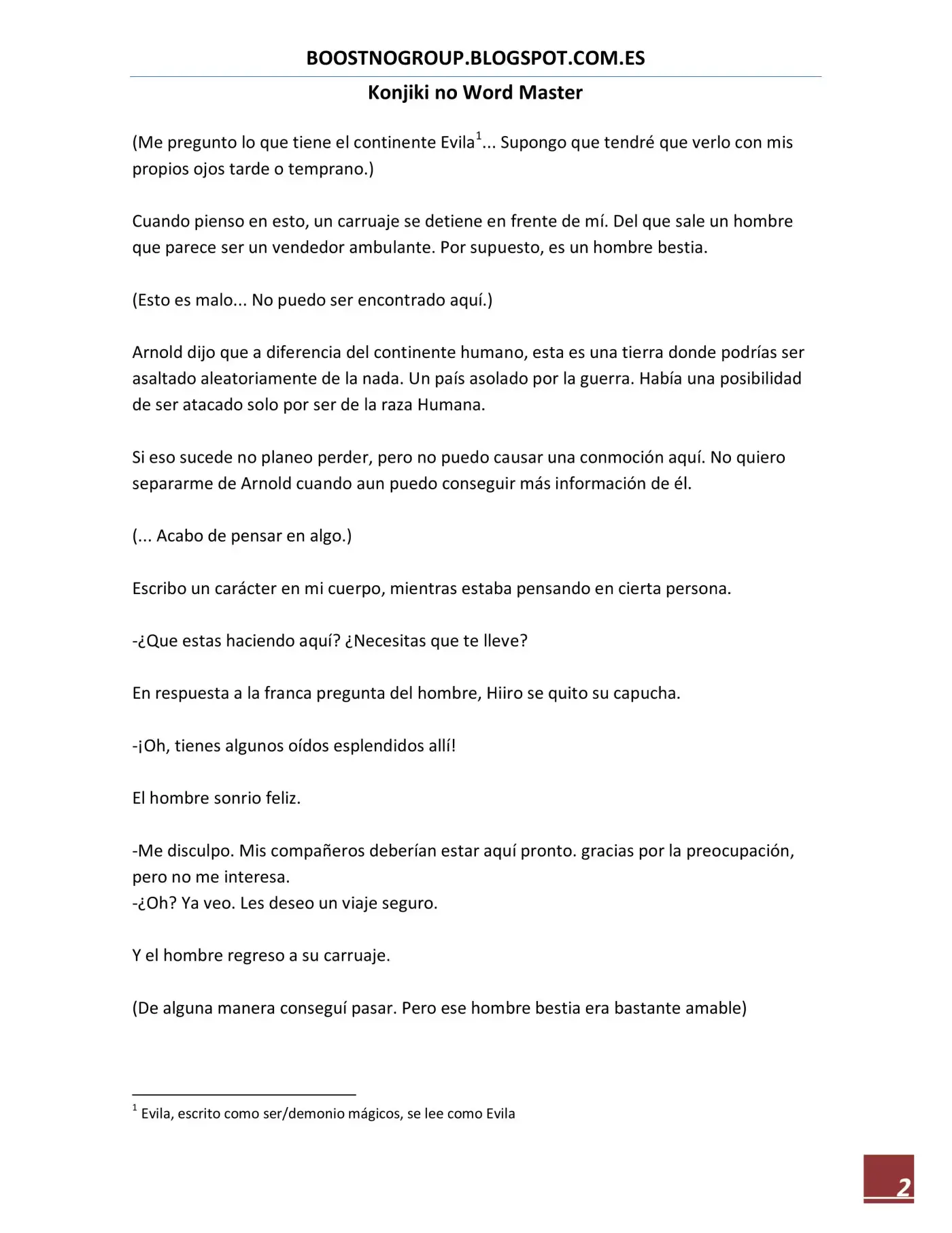 Konjiki No Word Master (novela) - Capítulo 19 - Página 3 - LectorTMOo