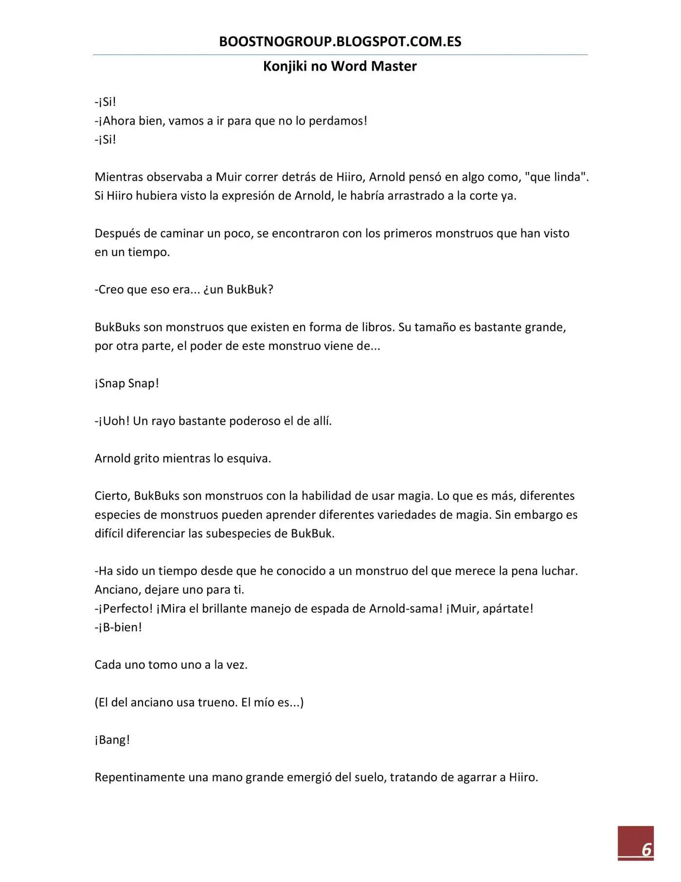 Konjiki No Word Master (novela) - Capítulo 19 - Página 7 - LectorTMOo