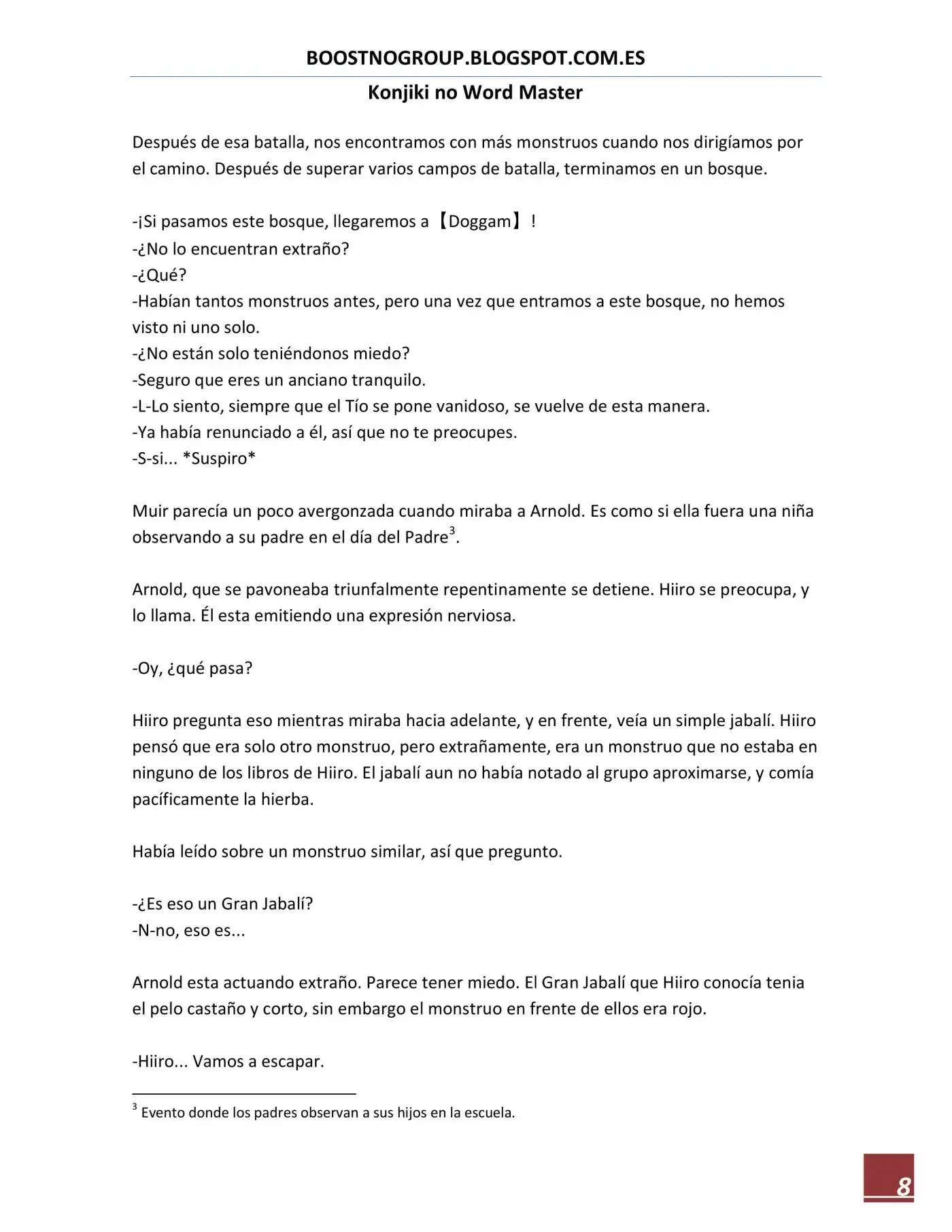 Konjiki No Word Master (novela) - Capítulo 19 - Página 9 - LectorTMOo
