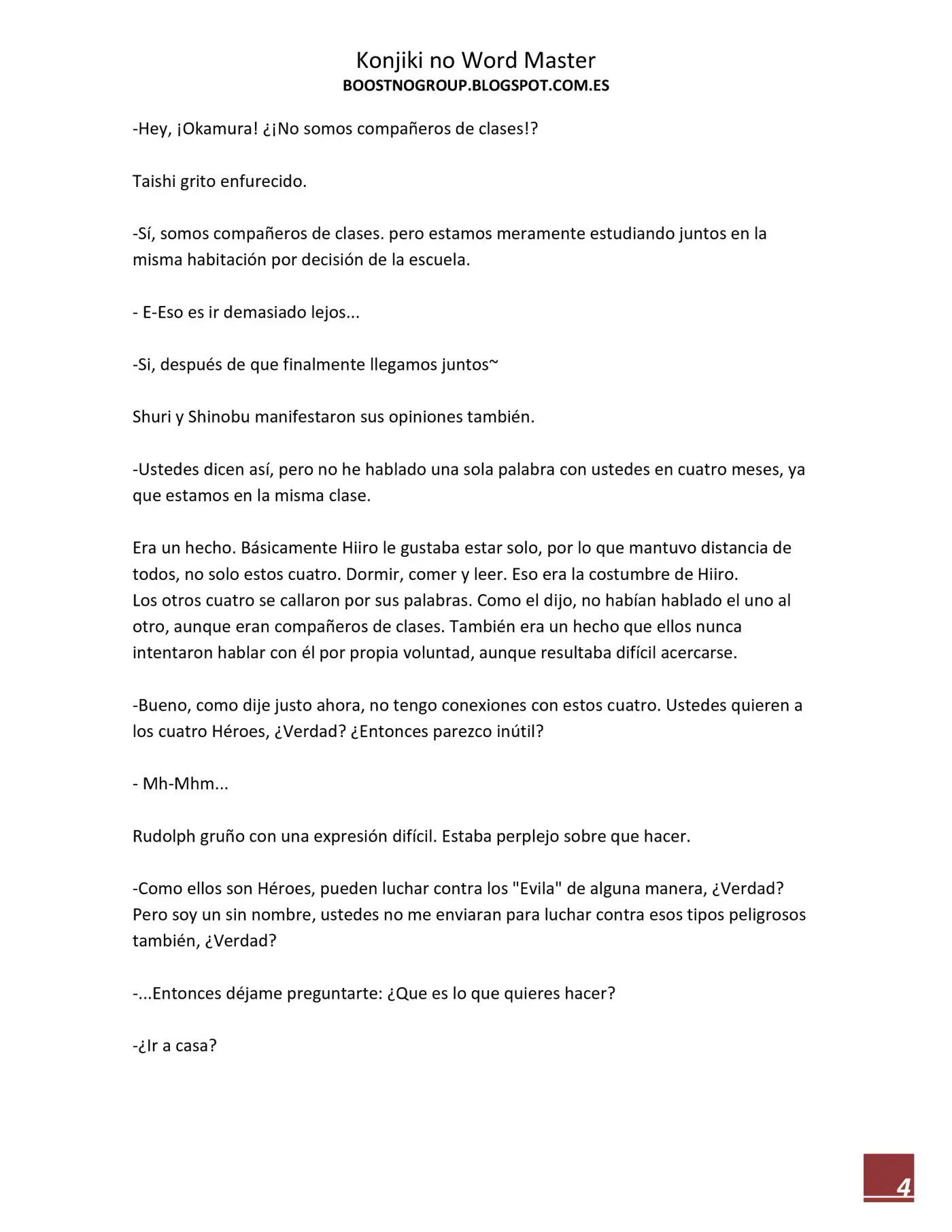 Konjiki No Word Master (novela) - Capítulo 2 - Página 5 - LectorTMOo