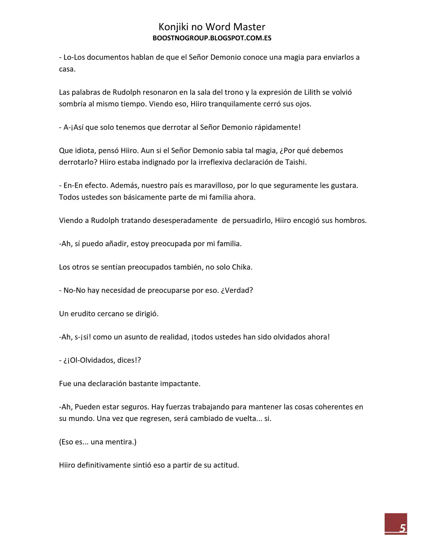 Konjiki No Word Master (novela) - Capítulo 2 - Página 6 - LectorTMOo