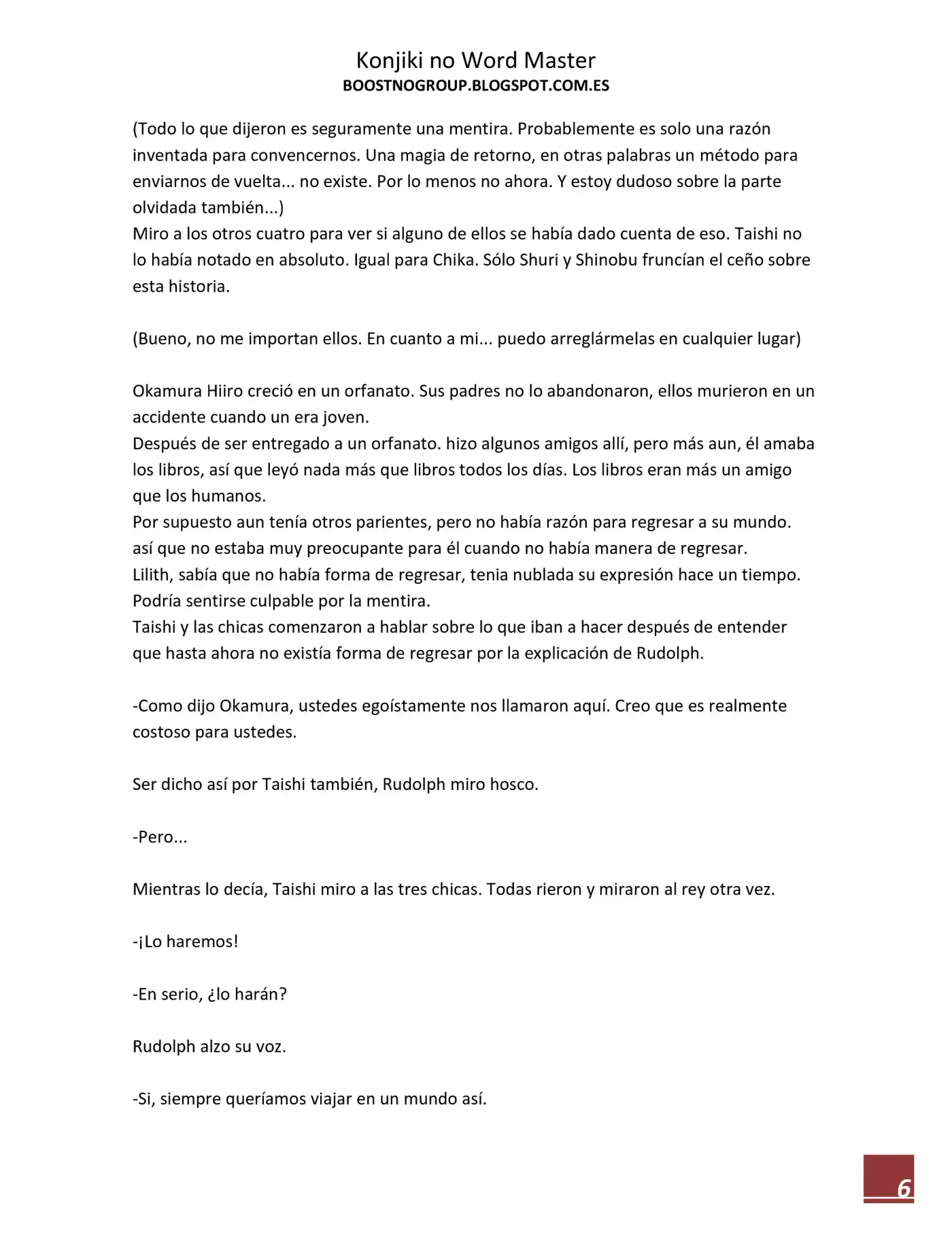 Konjiki No Word Master (novela) - Capítulo 2 - Página 7 - LectorTMOo