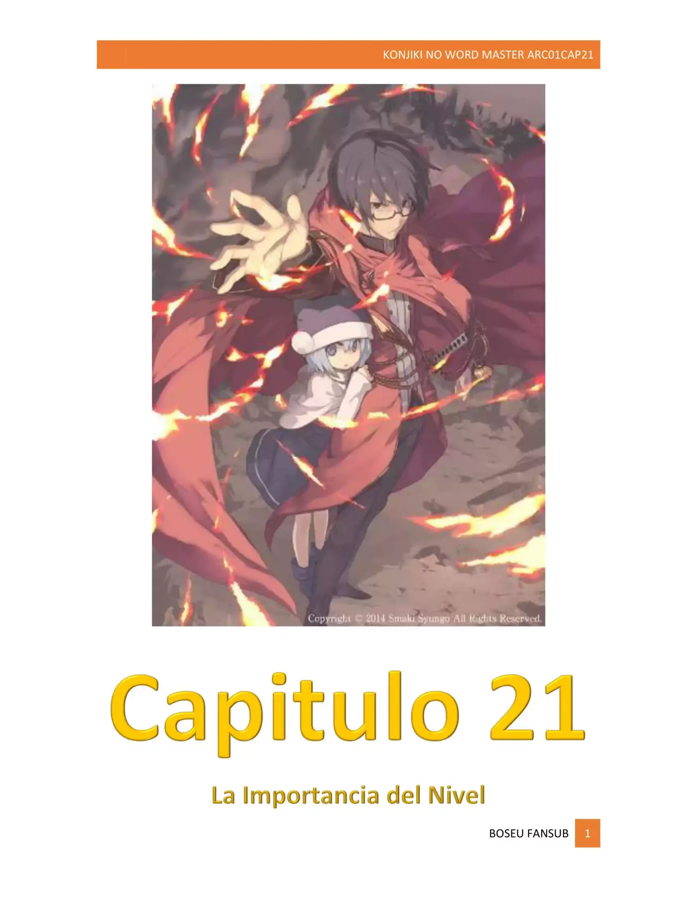 Konjiki No Word Master (novela) - Capítulo 21 - Página 1 - LectorTMOo