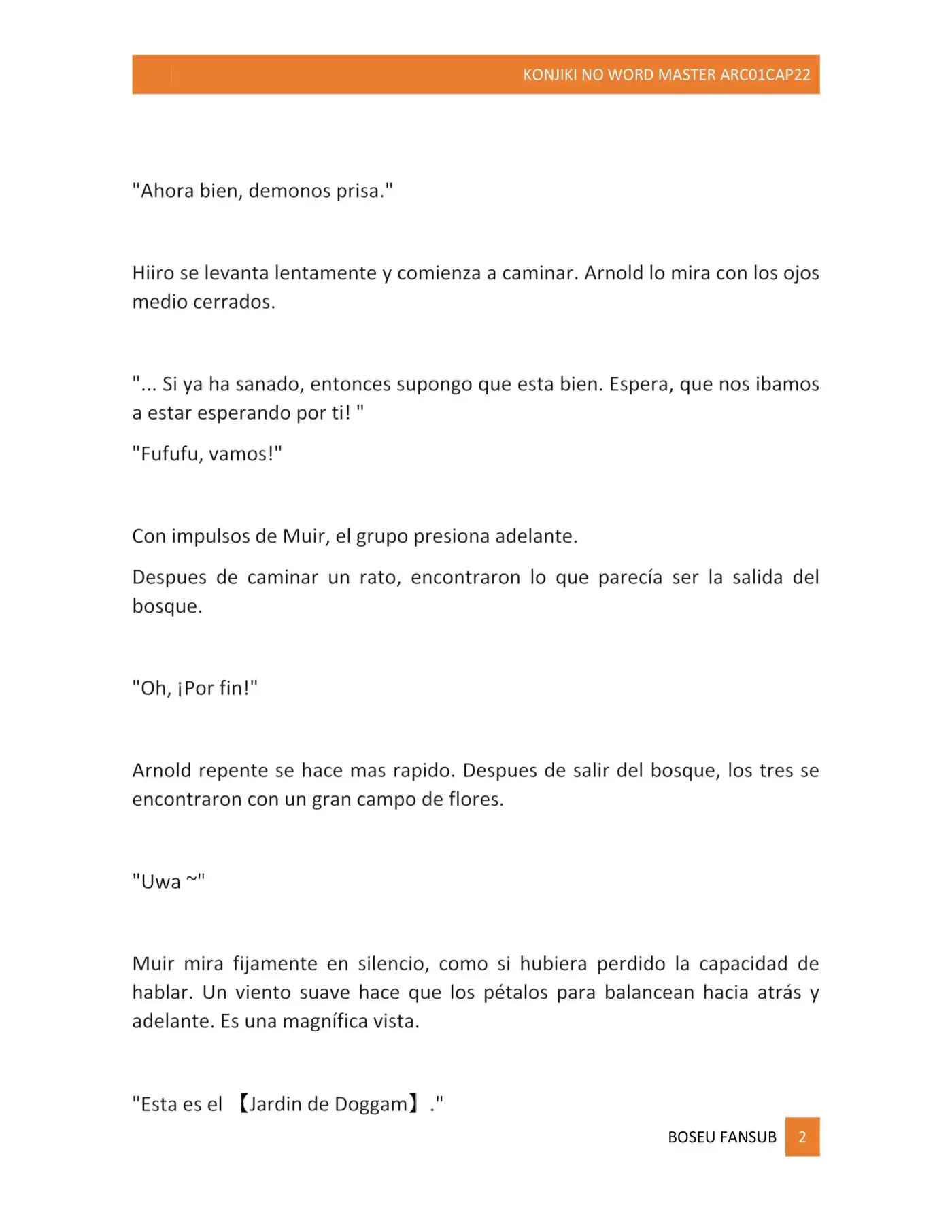 Konjiki No Word Master (novela) - Capítulo 22 - Página 2 - LectorTMOo