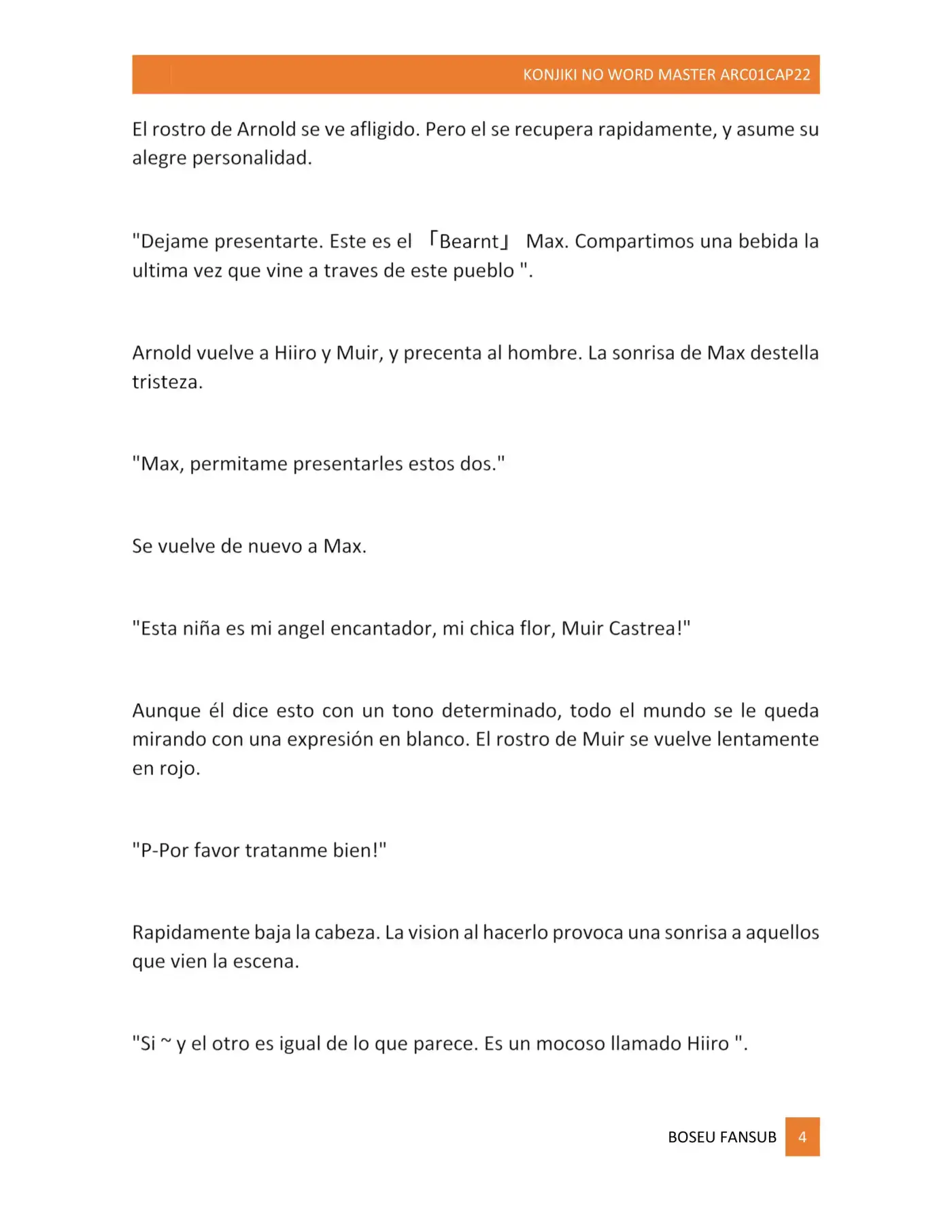 Konjiki No Word Master (novela) - Capítulo 22 - Página 4 - LectorTMOo
