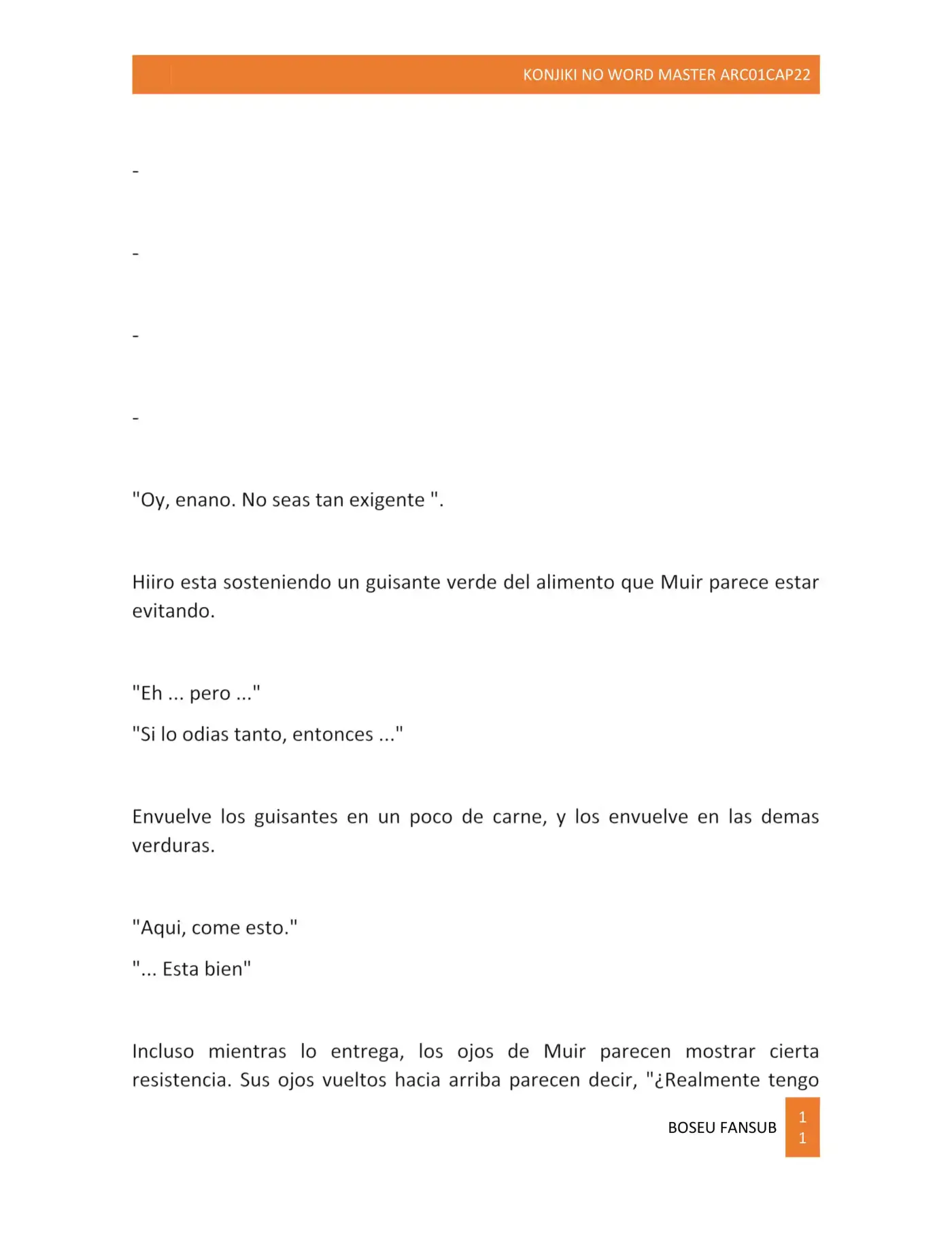 Konjiki No Word Master (novela) - Capítulo 22 - Página 11 - LectorTMOo