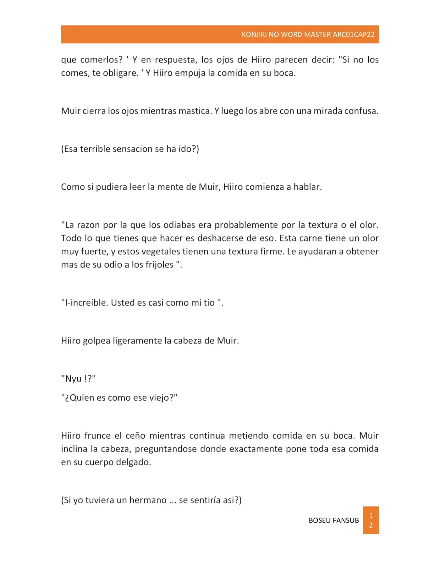 Konjiki No Word Master (novela) - Capítulo 22 - Página 12 - LectorTMOo