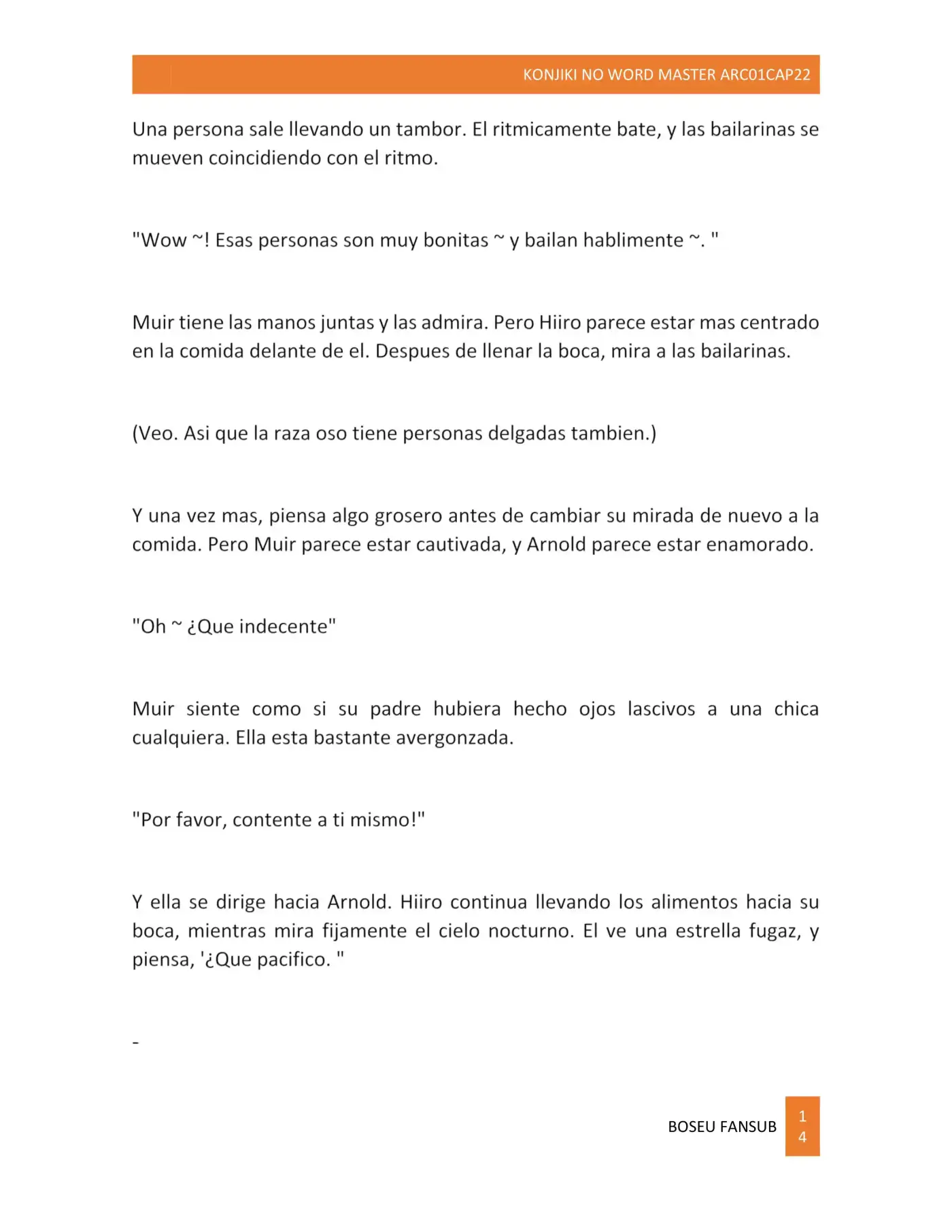 Konjiki No Word Master (novela) - Capítulo 22 - Página 14 - LectorTMOo