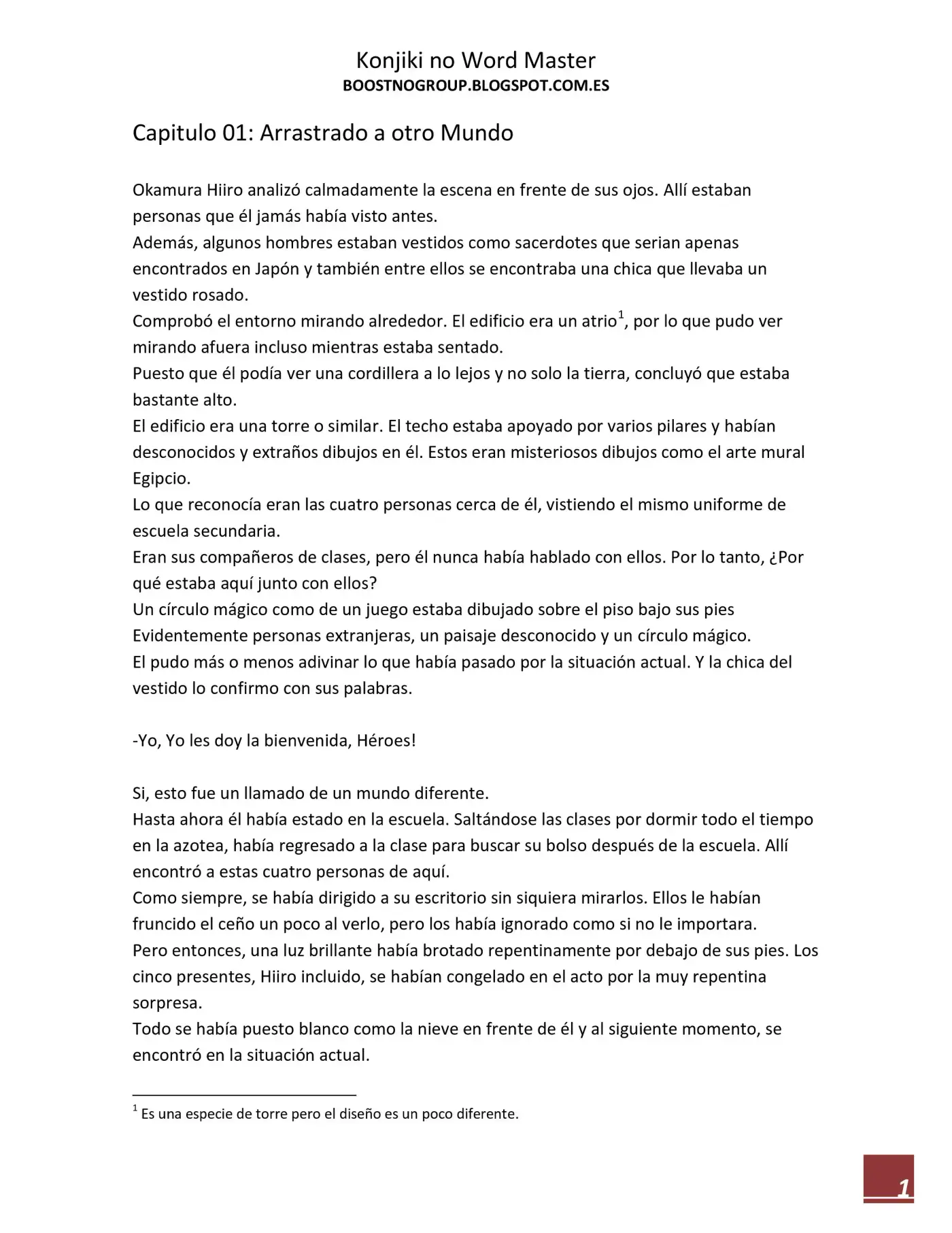 Konjiki No Word Master: Yuusha Yonin Ni Makikomareta Unique Cheat (novela) - Capítulo 1 - Página 2 - LectorTMOo