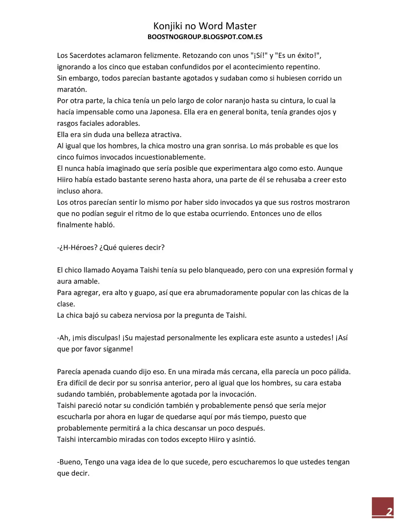 Konjiki No Word Master: Yuusha Yonin Ni Makikomareta Unique Cheat (novela) - Capítulo 1 - Página 3 - LectorTMOo