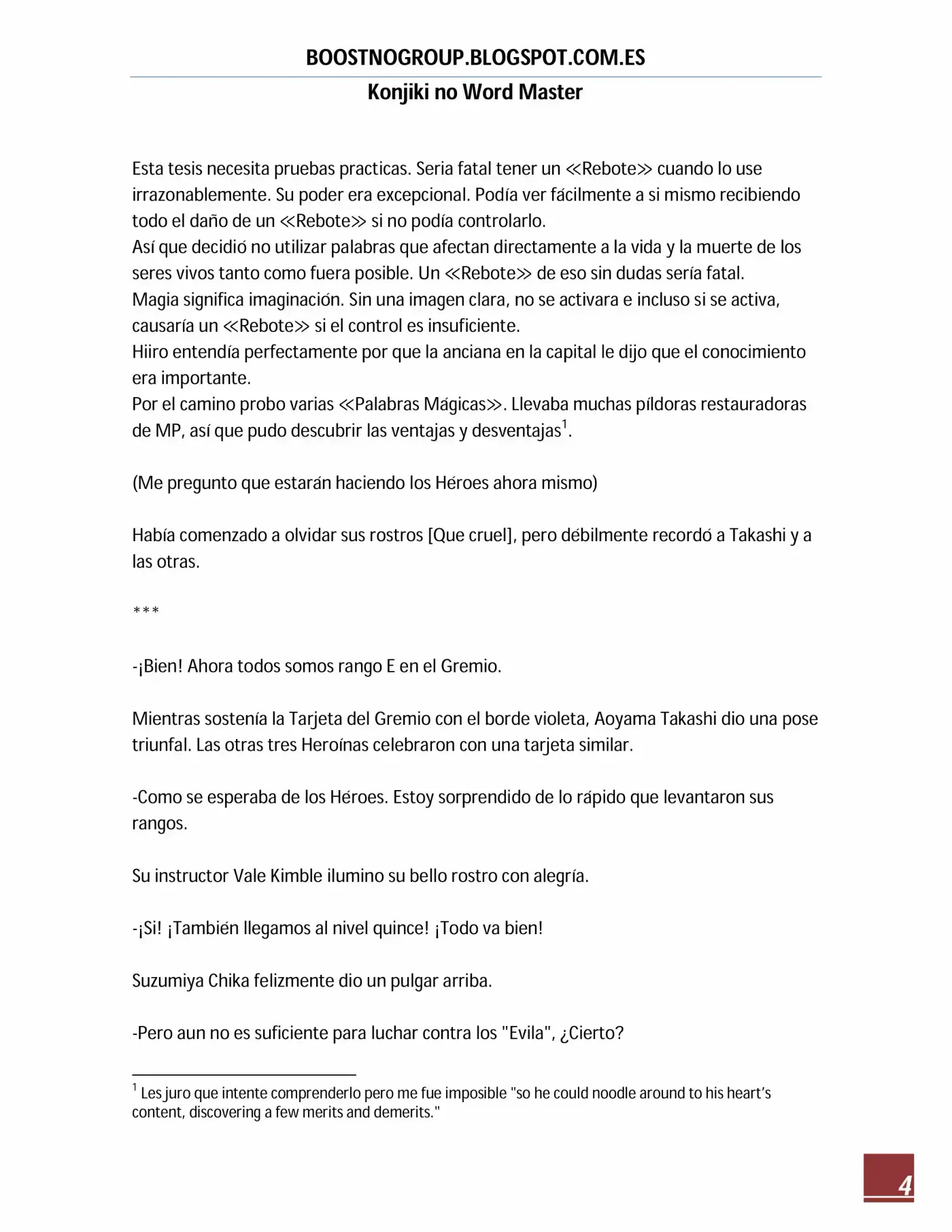 Konjiki No Word Master: Yuusha Yonin Ni Makikomareta Unique Cheat (novela) - Capítulo 10 - Página 5 - LectorTMOo