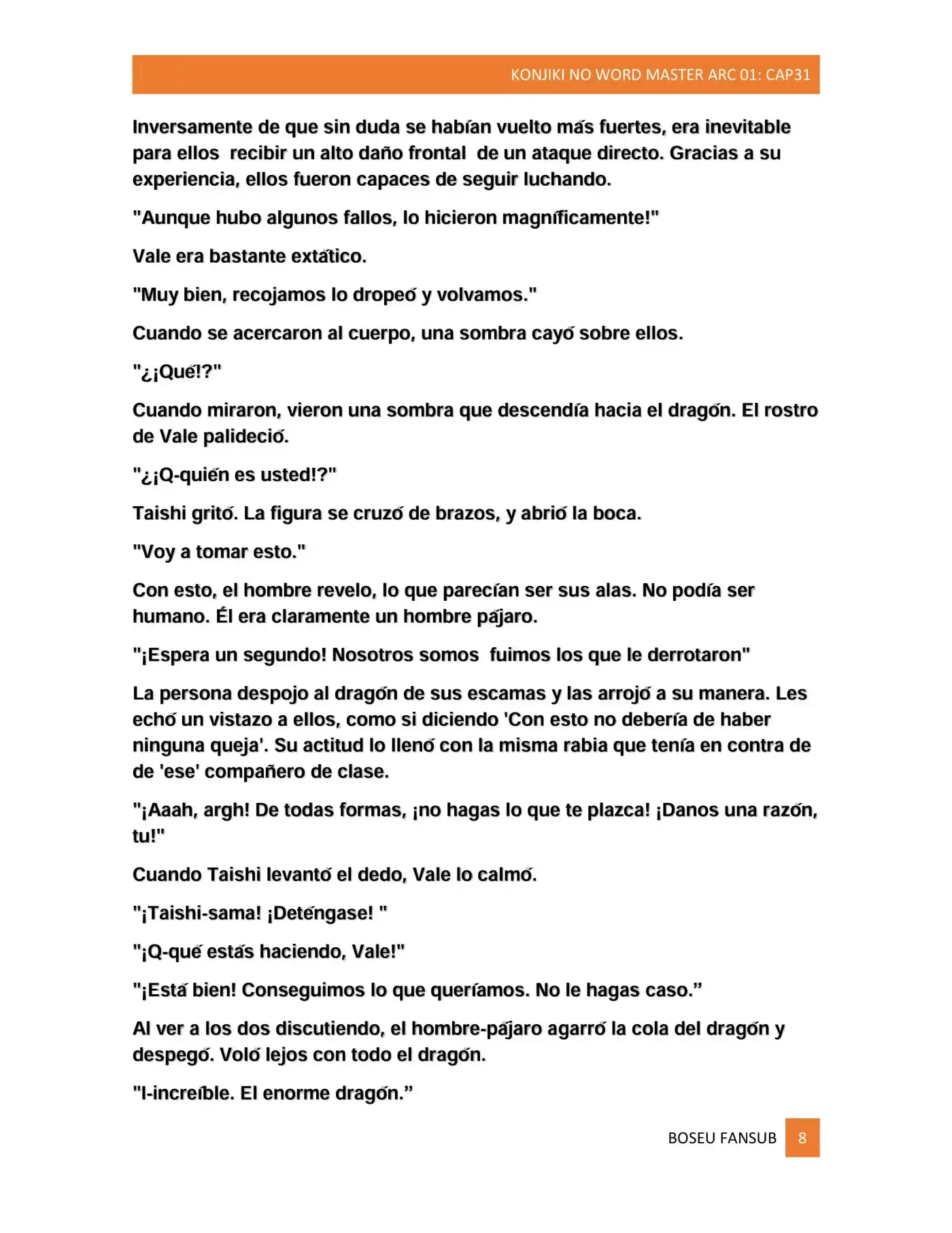 Konjiki No Word Master: Yuusha Yonin Ni Makikomareta Unique Cheat (novela) capítulo 31 página 8