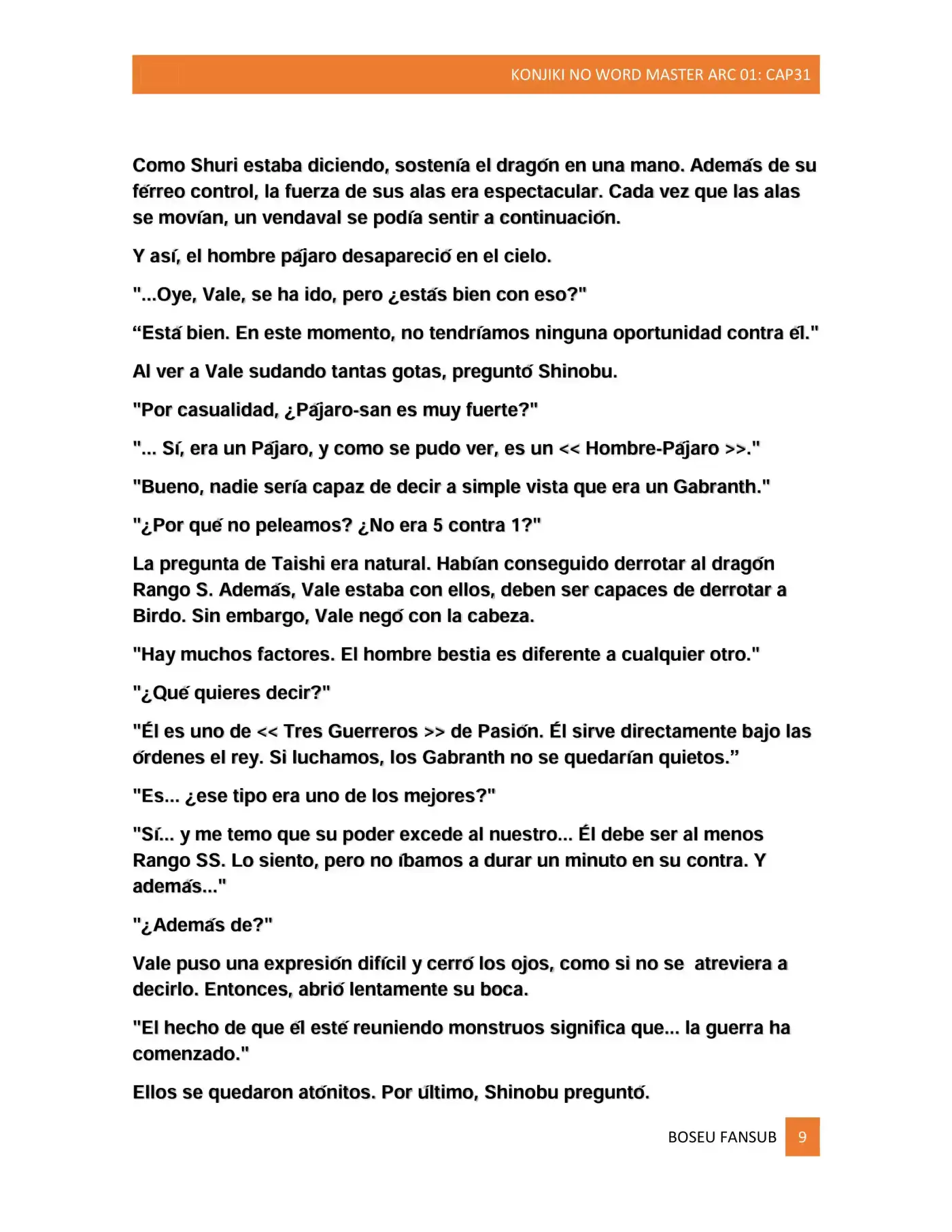 Konjiki No Word Master: Yuusha Yonin Ni Makikomareta Unique Cheat (novela) capítulo 31 página 9