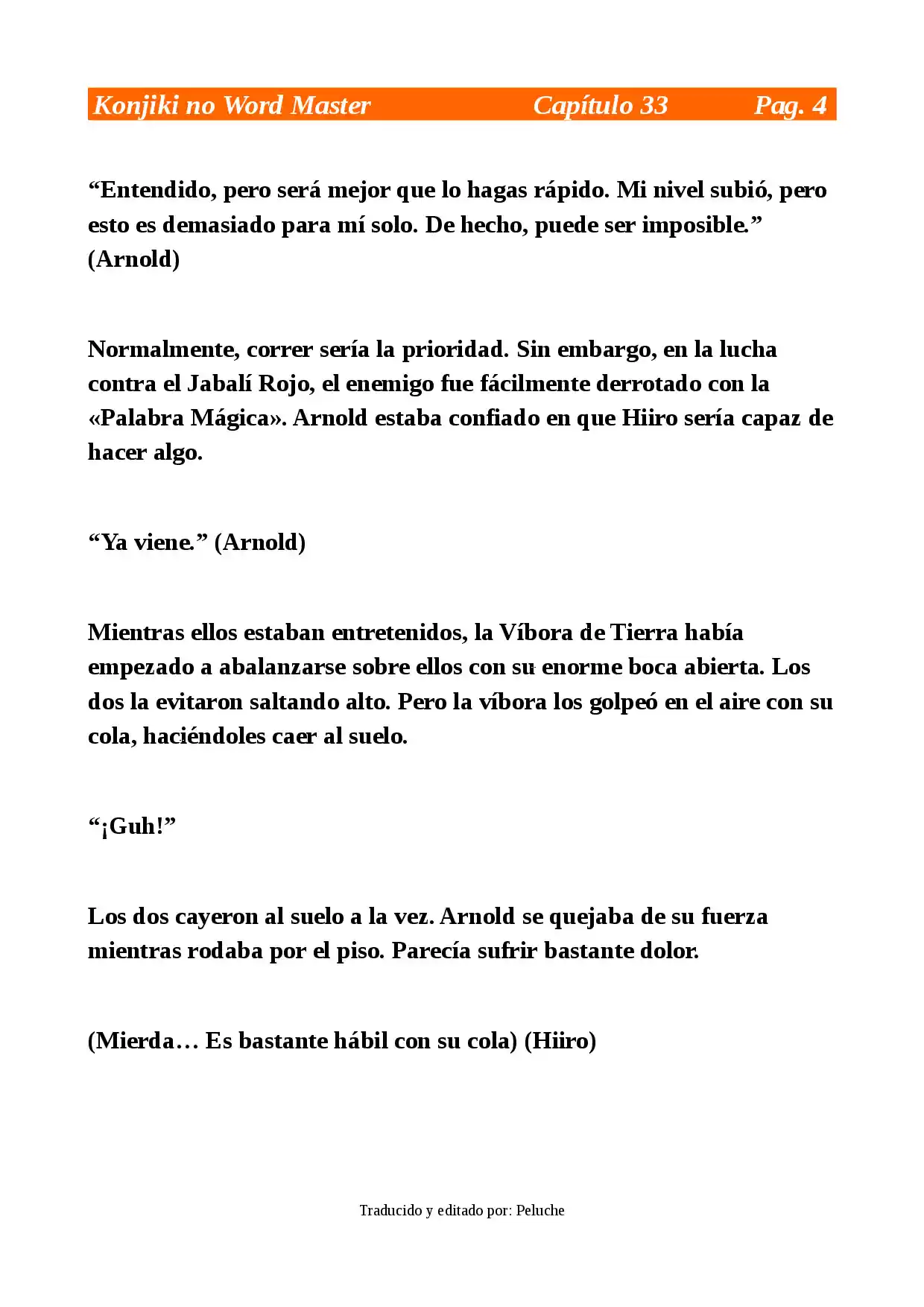 Konjiki No Word Master: Yuusha Yonin Ni Makikomareta Unique Cheat (novela) - Capítulo 33 - Página 4 - LectorTMOo