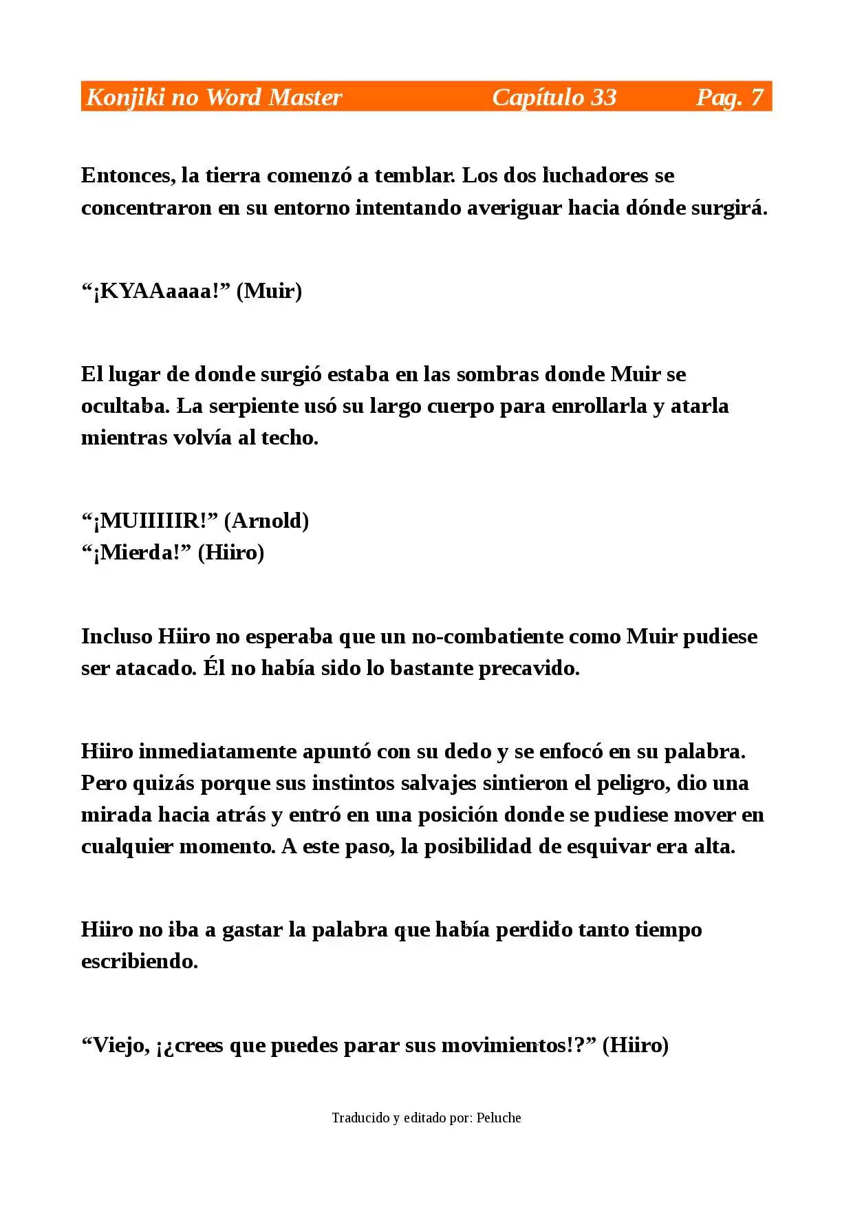 Konjiki No Word Master: Yuusha Yonin Ni Makikomareta Unique Cheat (novela) - Capítulo 33 - Página 7 - LectorTMOo