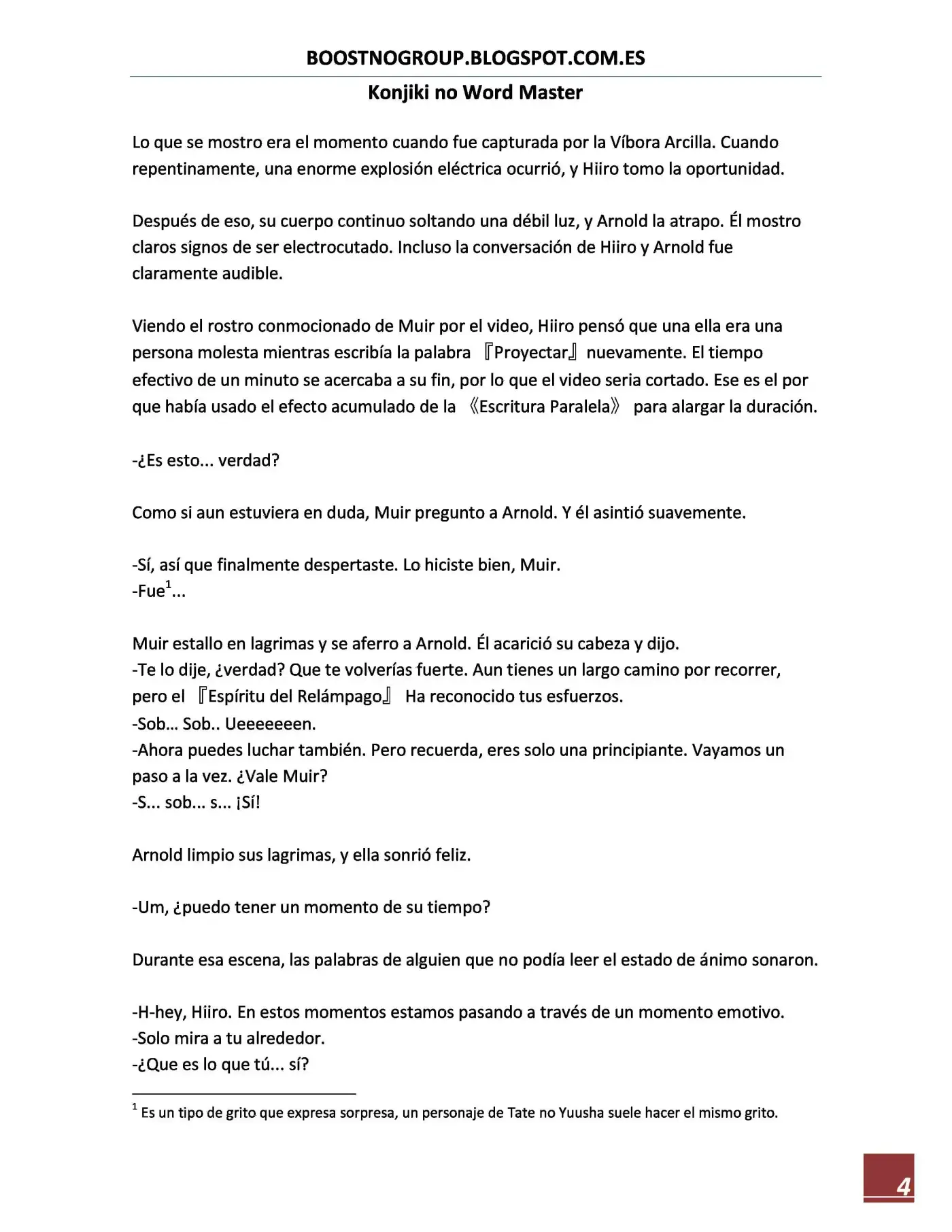 Konjiki No Word Master: Yuusha Yonin Ni Makikomareta Unique Cheat (novela) - Capítulo 35 - Página 5 - LectorTMOo
