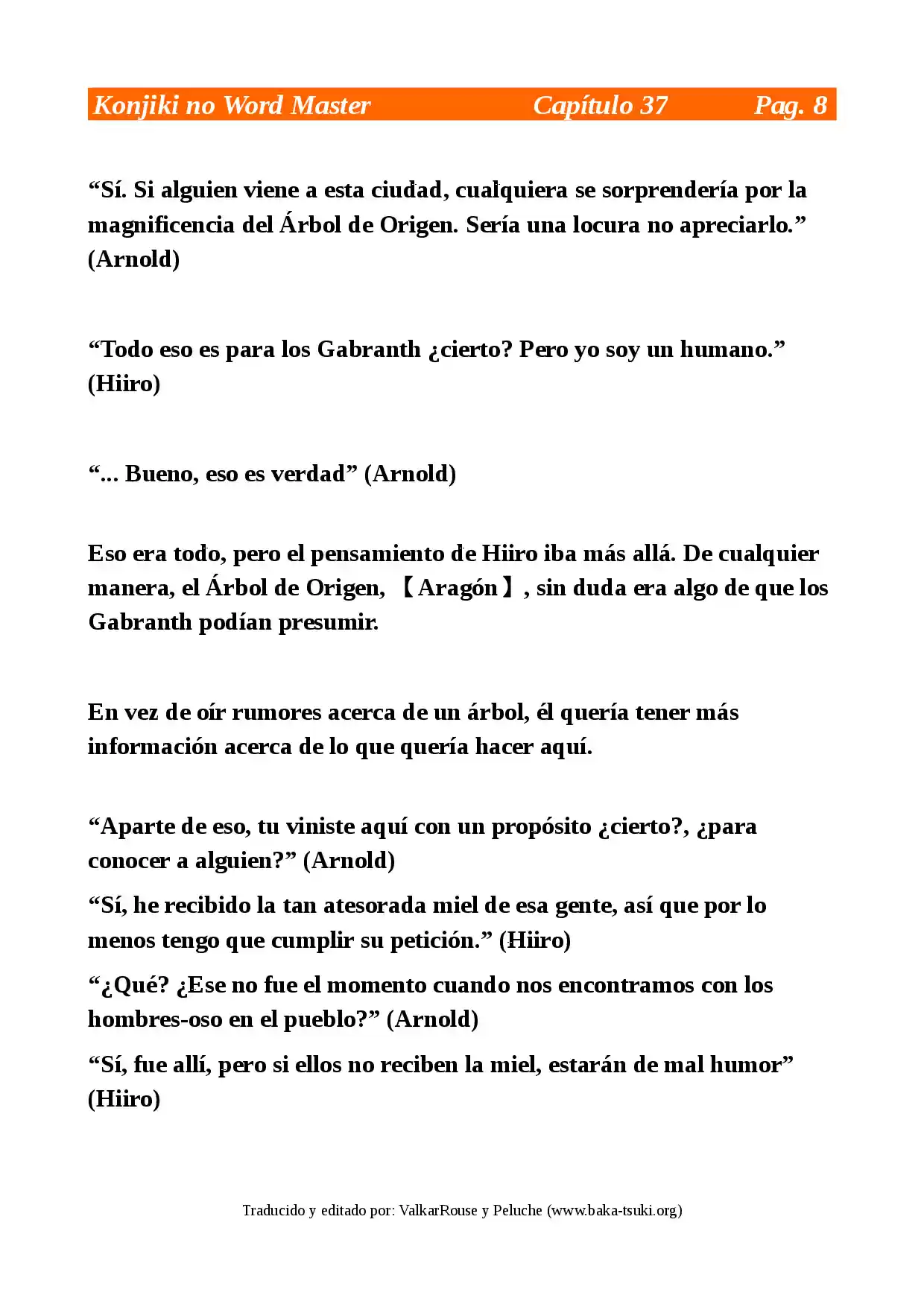 Konjiki No Word Master: Yuusha Yonin Ni Makikomareta Unique Cheat (novela) - Capítulo 37 - Página 8 - LectorTMOo