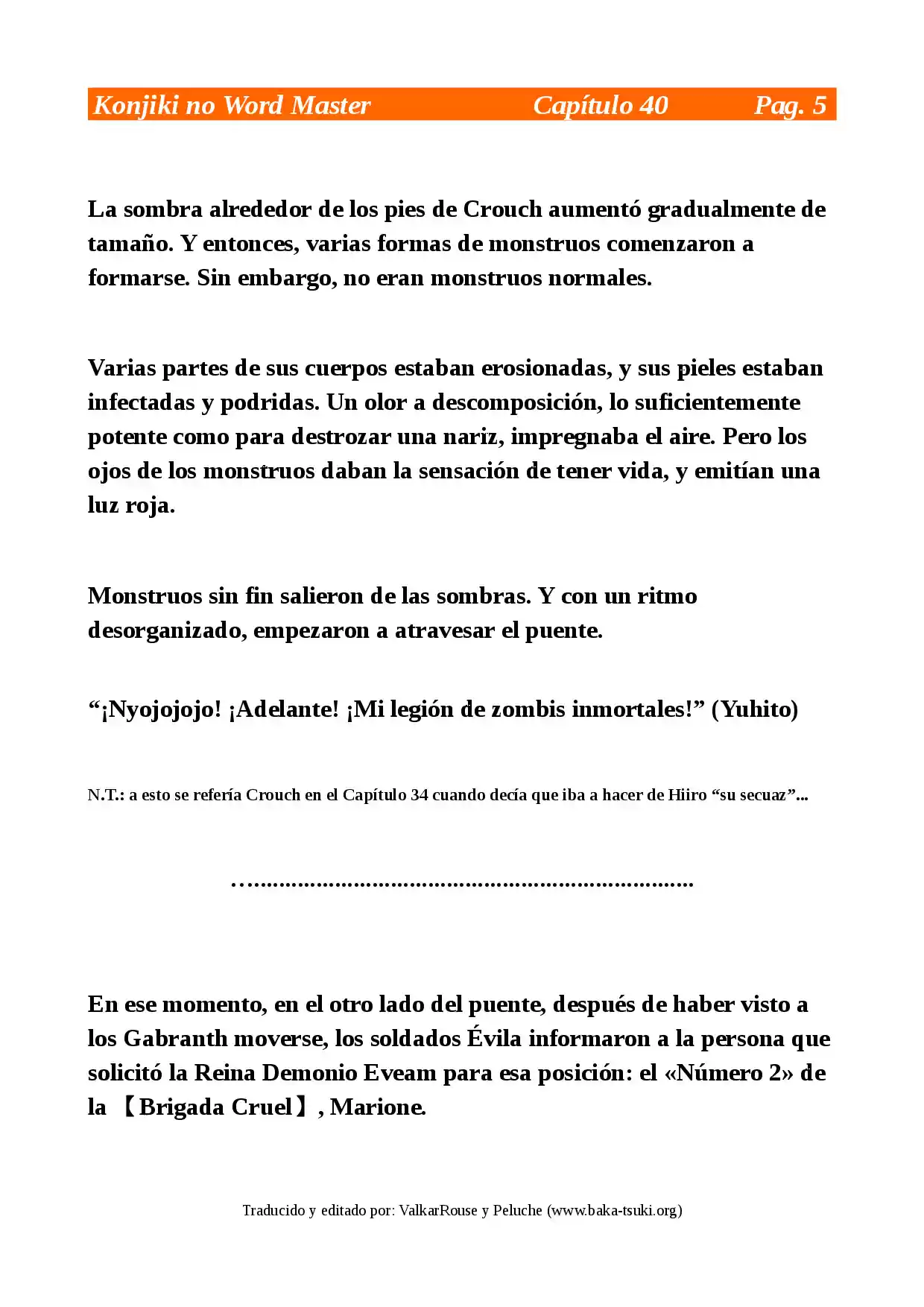 Konjiki No Word Master: Yuusha Yonin Ni Makikomareta Unique Cheat (novela) - Capítulo 40 - Página 5 - LectorTMOo