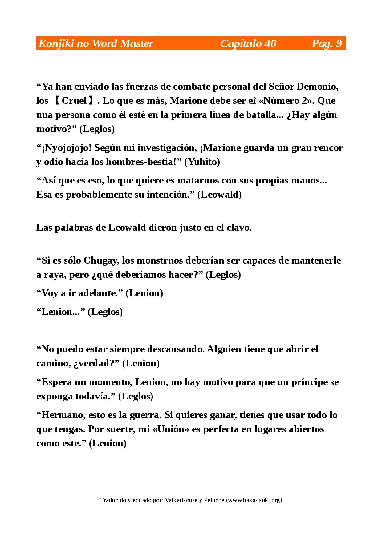 Konjiki No Word Master: Yuusha Yonin Ni Makikomareta Unique Cheat (novela) - Capítulo 40 - Página 9 - LectorTMOo