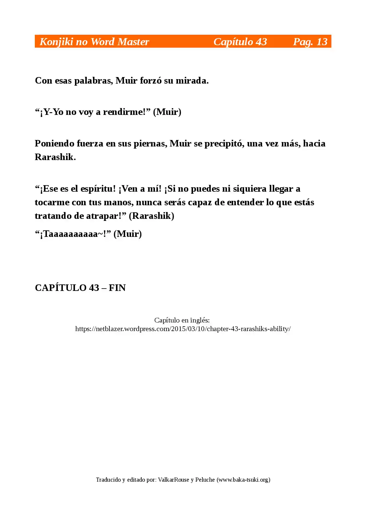 Konjiki No Word Master: Yuusha Yonin Ni Makikomareta Unique Cheat (novela) - Capítulo 43 - Página 13 - LectorTMOo