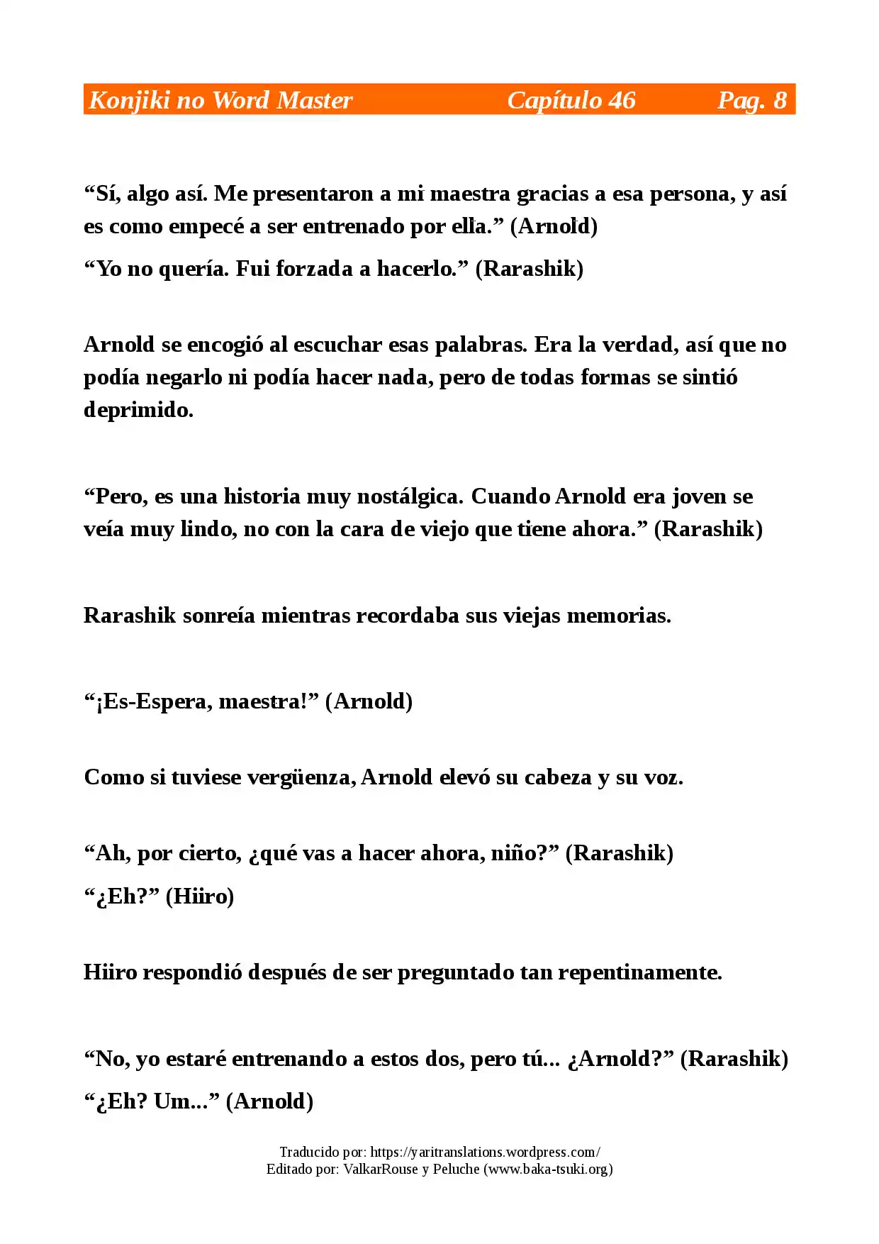 Konjiki No Word Master: Yuusha Yonin Ni Makikomareta Unique Cheat (novela) - Capítulo 46 - Página 8 - LectorTMOo