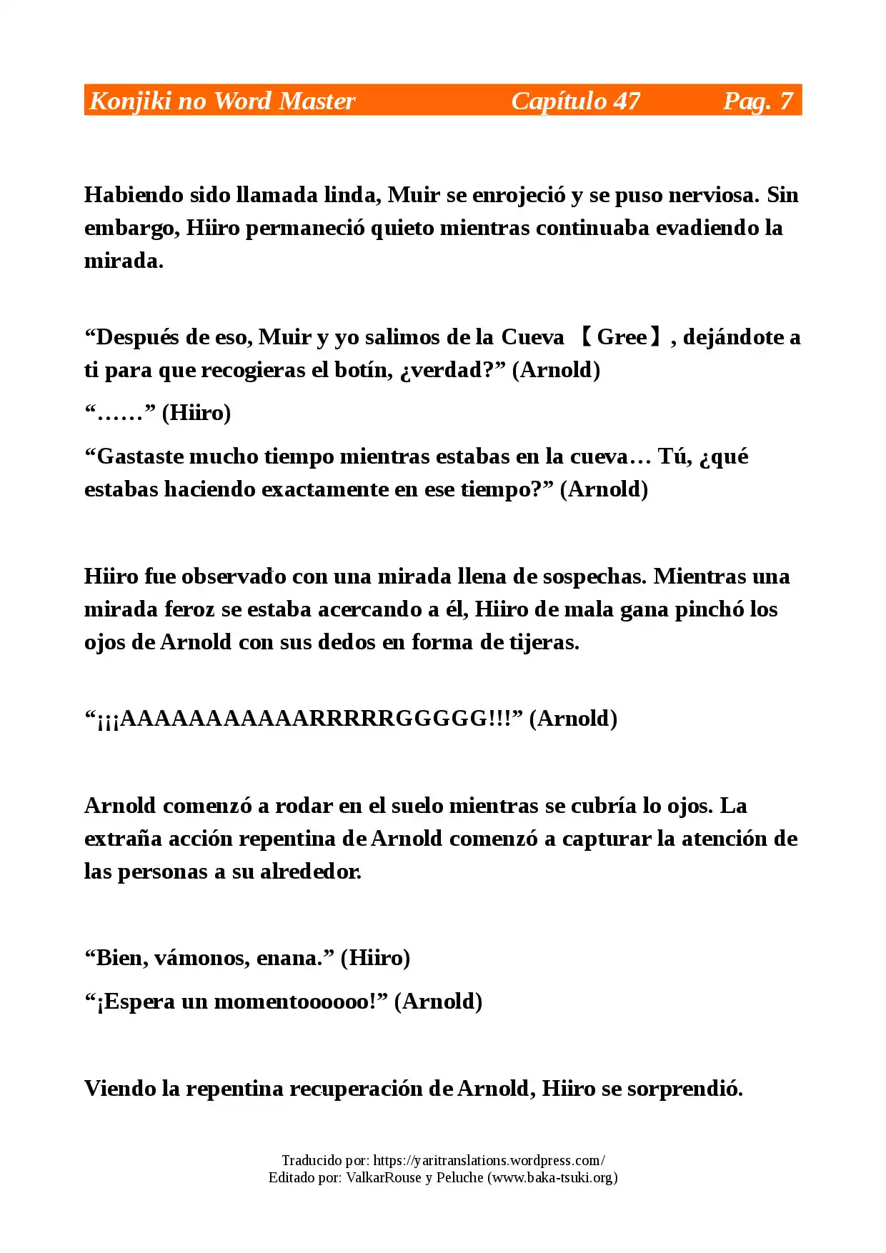 Konjiki No Word Master: Yuusha Yonin Ni Makikomareta Unique Cheat (novela) - Capítulo 47 - Página 7 - LectorTMOo