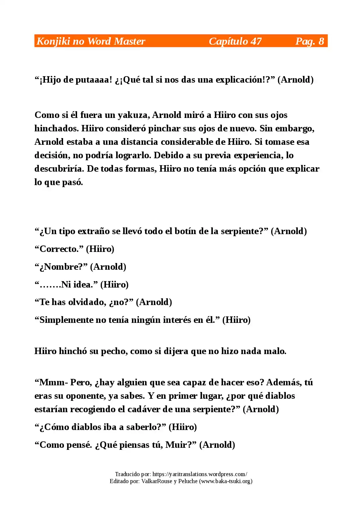 Konjiki No Word Master: Yuusha Yonin Ni Makikomareta Unique Cheat (novela) - Capítulo 47 - Página 8 - LectorTMOo