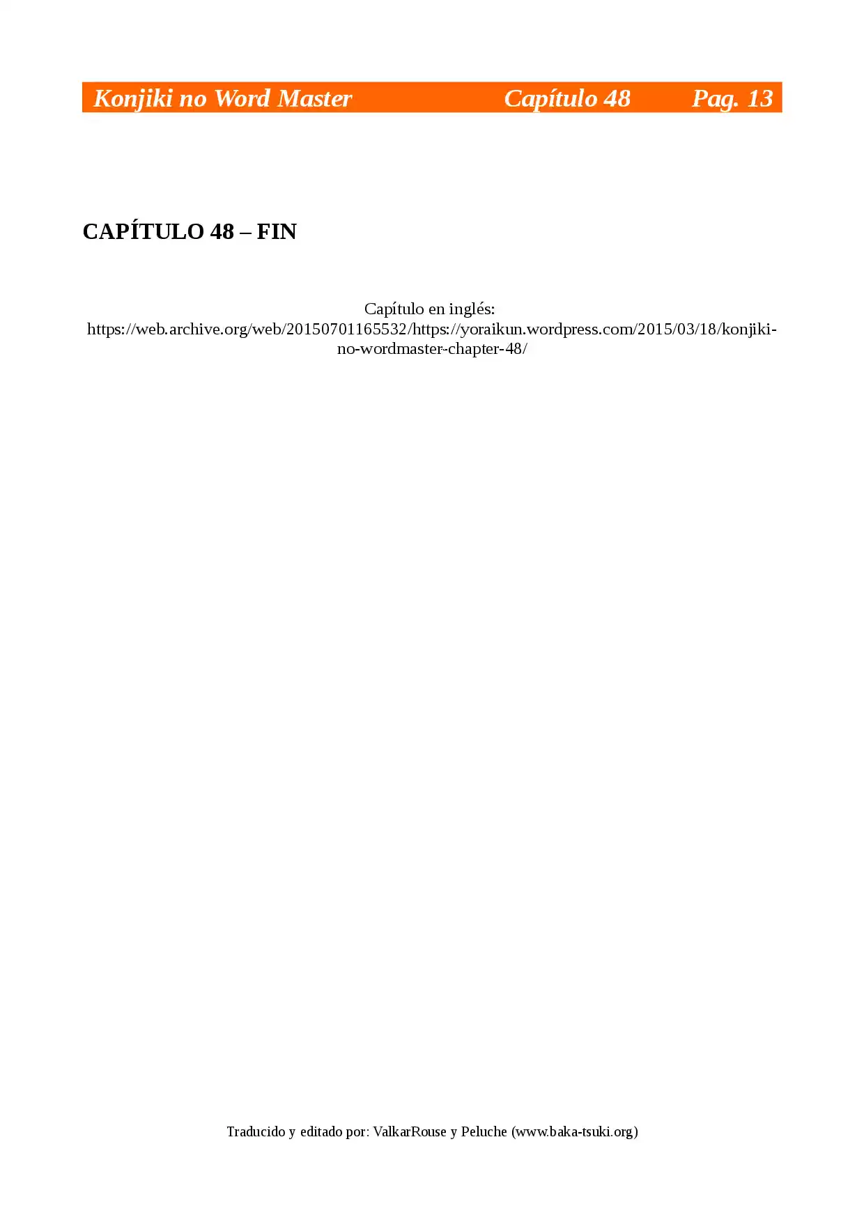 Konjiki No Word Master: Yuusha Yonin Ni Makikomareta Unique Cheat (novela) - Capítulo 48 - Página 13 - LectorTMOo