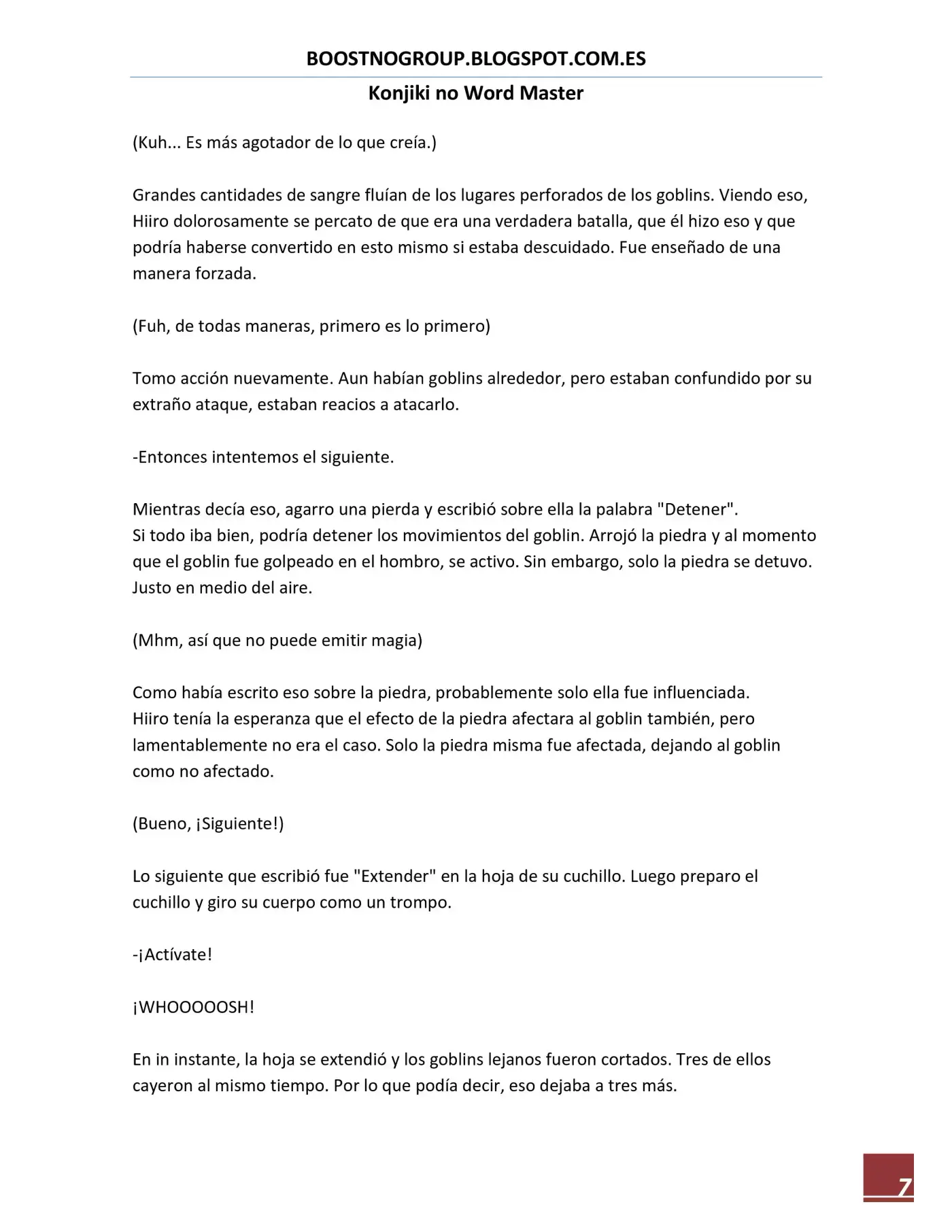 Konjiki No Word Master: Yuusha Yonin Ni Makikomareta Unique Cheat (novela) - Capítulo 6 - Página 8 - LectorTMOo