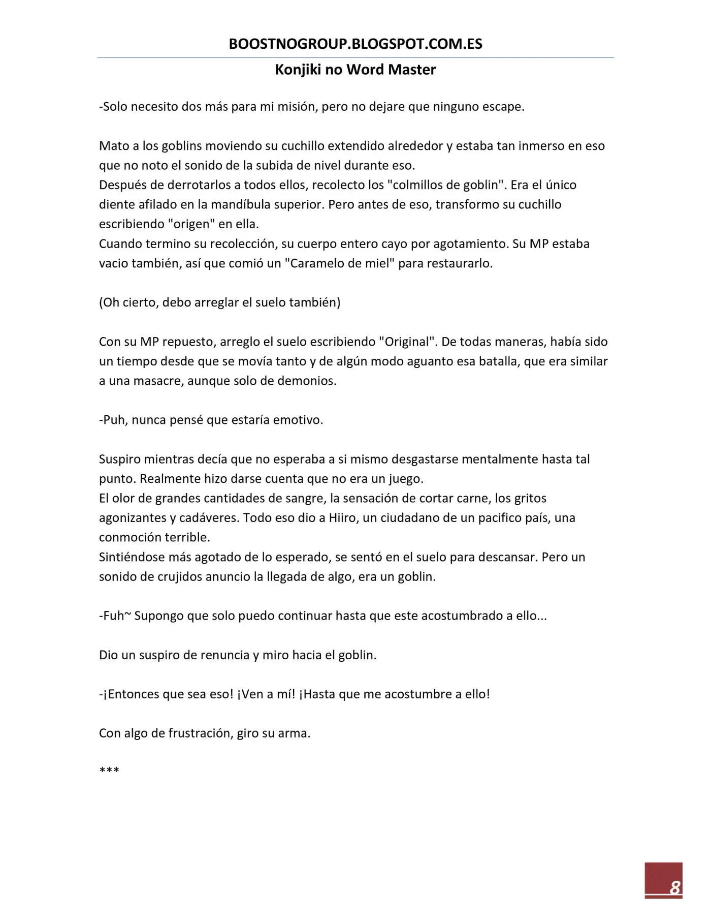 Konjiki No Word Master: Yuusha Yonin Ni Makikomareta Unique Cheat (novela) - Capítulo 6 - Página 9 - LectorTMOo
