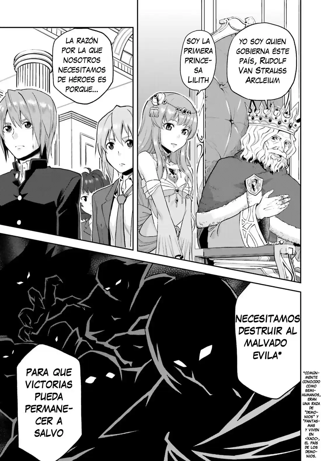 Konjiki No Word Master: Yuusha Yonin Ni Makikomareta Unique Cheat - Capítulo 1 - Página 12 - LectorTMOo