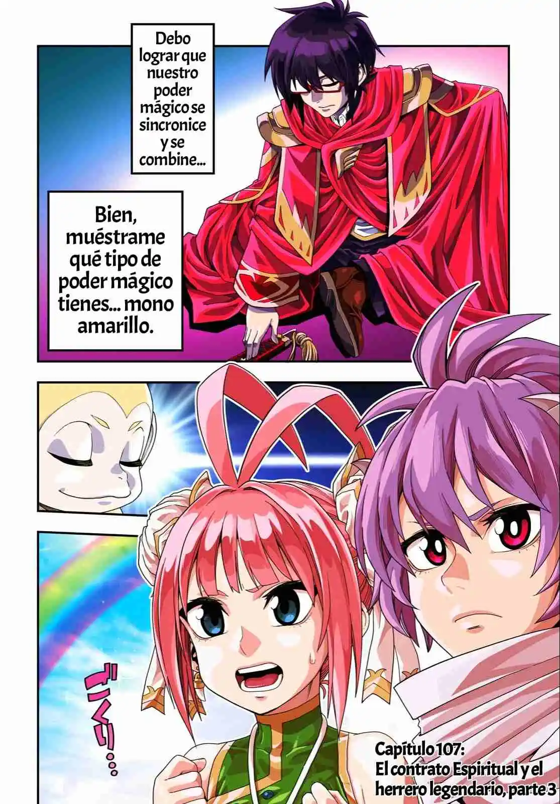 Konjiki No Word Master: Yuusha Yonin Ni Makikomareta Unique Cheat - Capítulo 107 - Página 4 - LectorTMOo