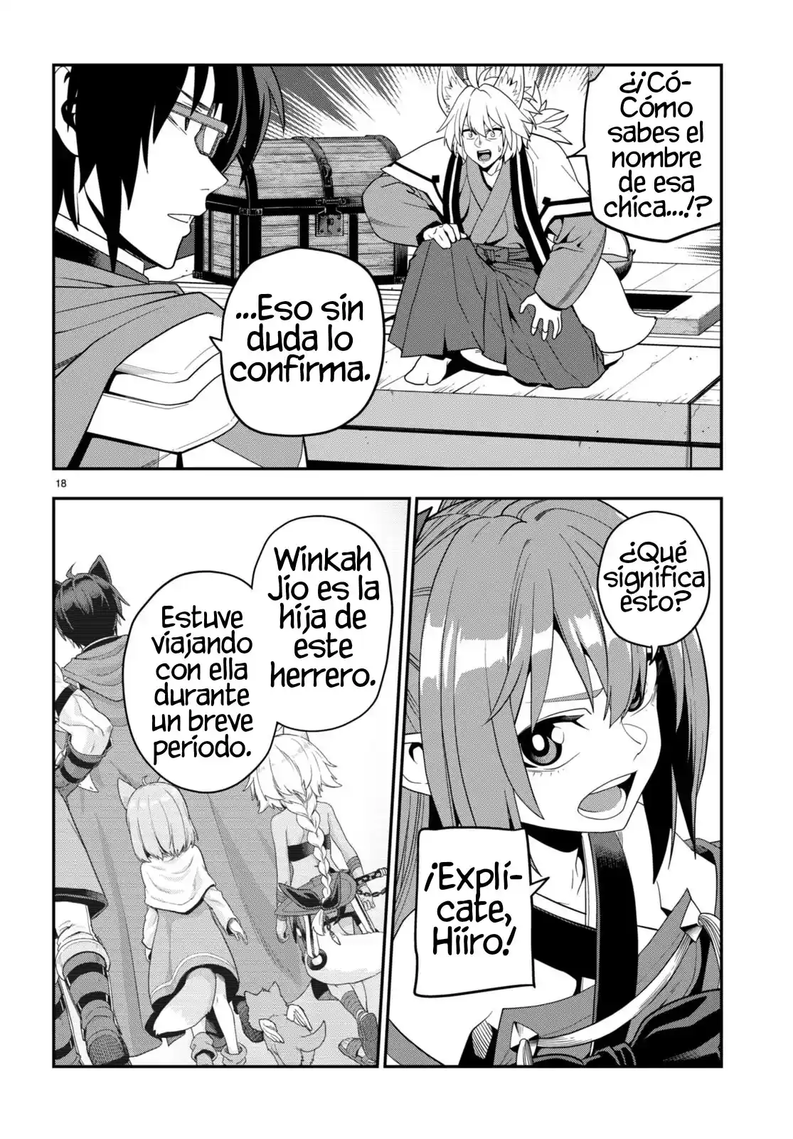 Konjiki No Word Master: Yuusha Yonin Ni Makikomareta Unique Cheat - Capítulo 108 - Página 18 - LectorTMOo